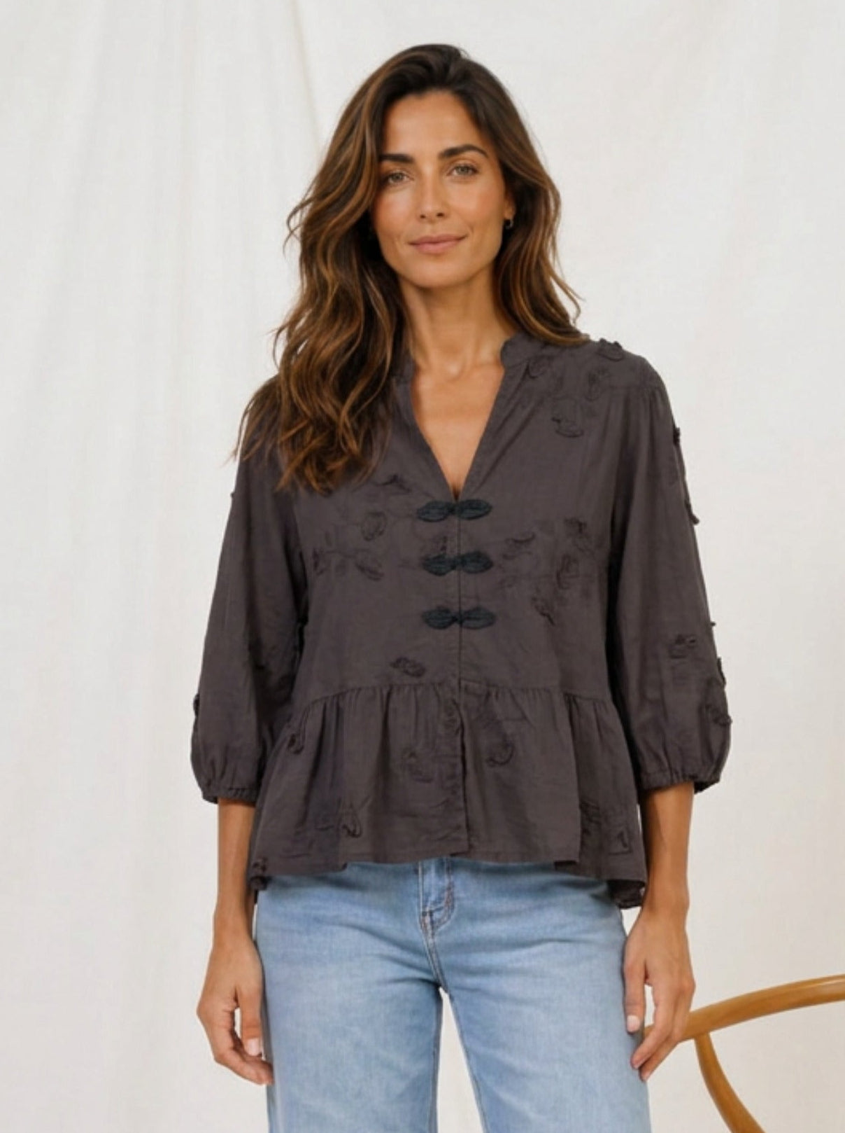 Safiya Blouse - Castagno