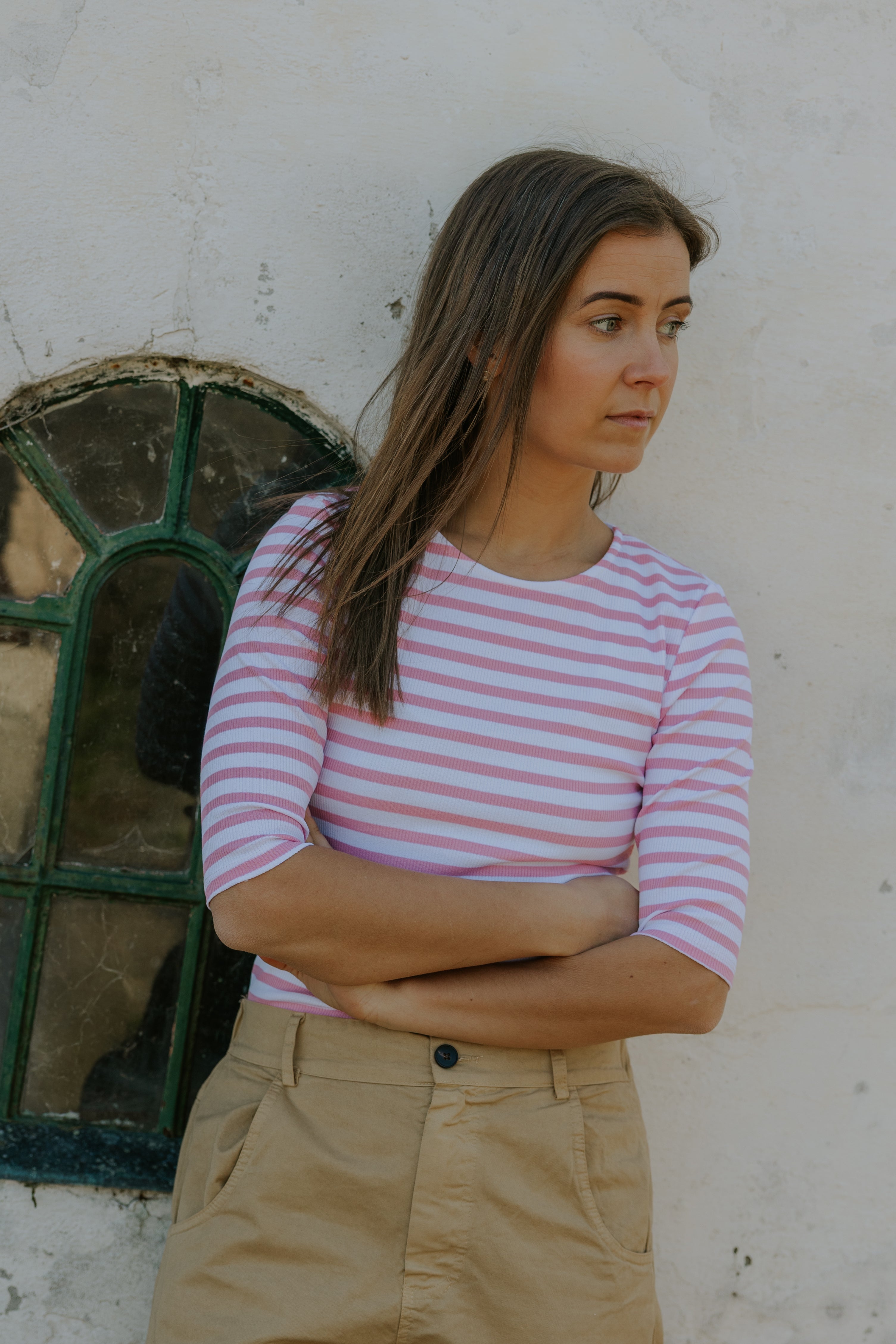 Everyday Stripes Blus - Svart