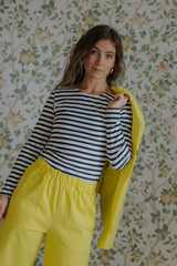 Everyday Stripes Blus - Svart