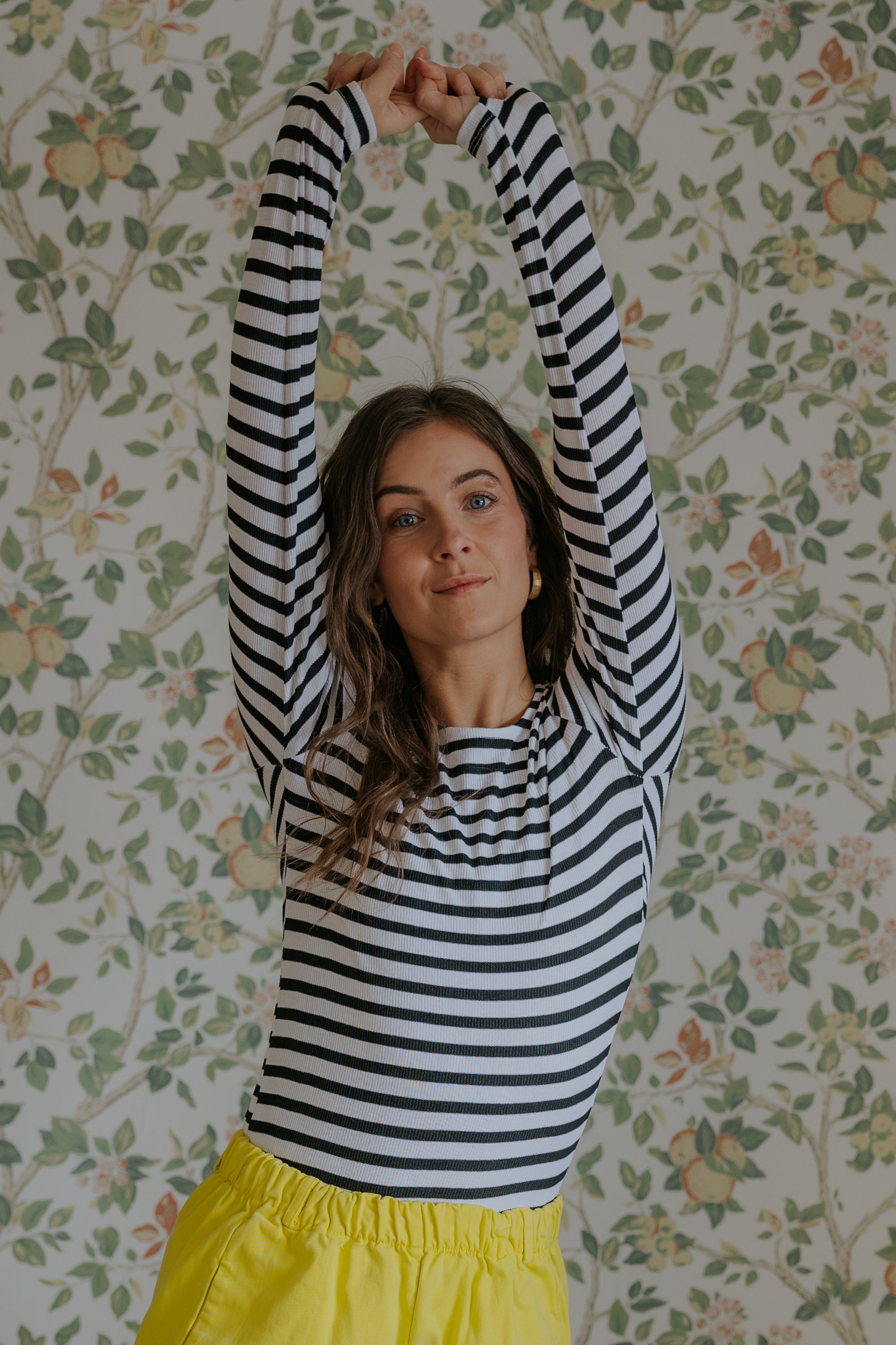 Everyday Stripes Blus - Svart