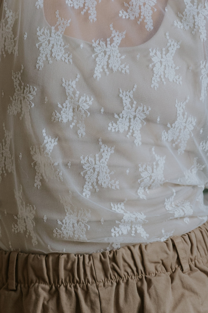 Dream Lace Blus - Off White