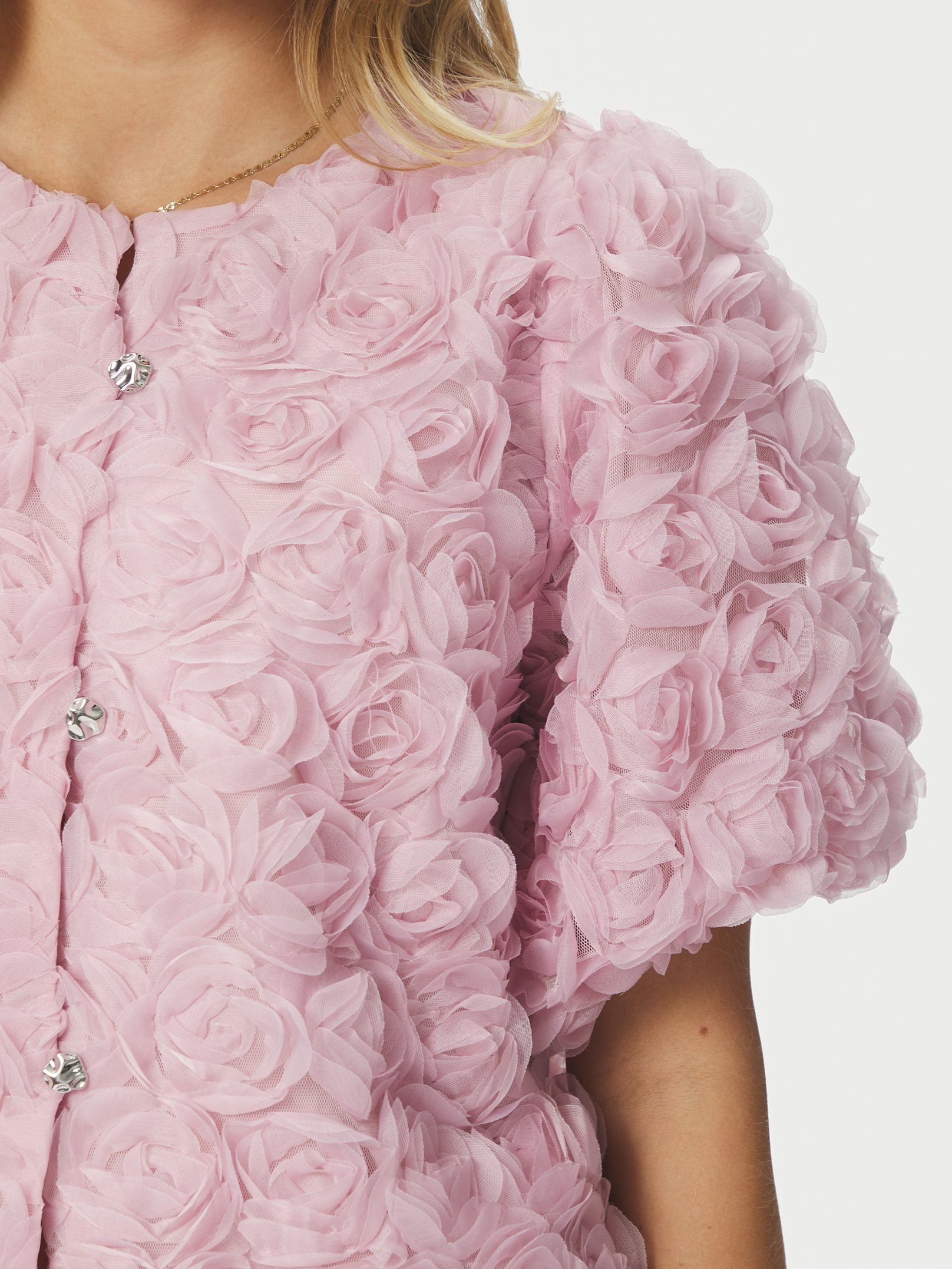 Aisa Flower Blouse - Rose