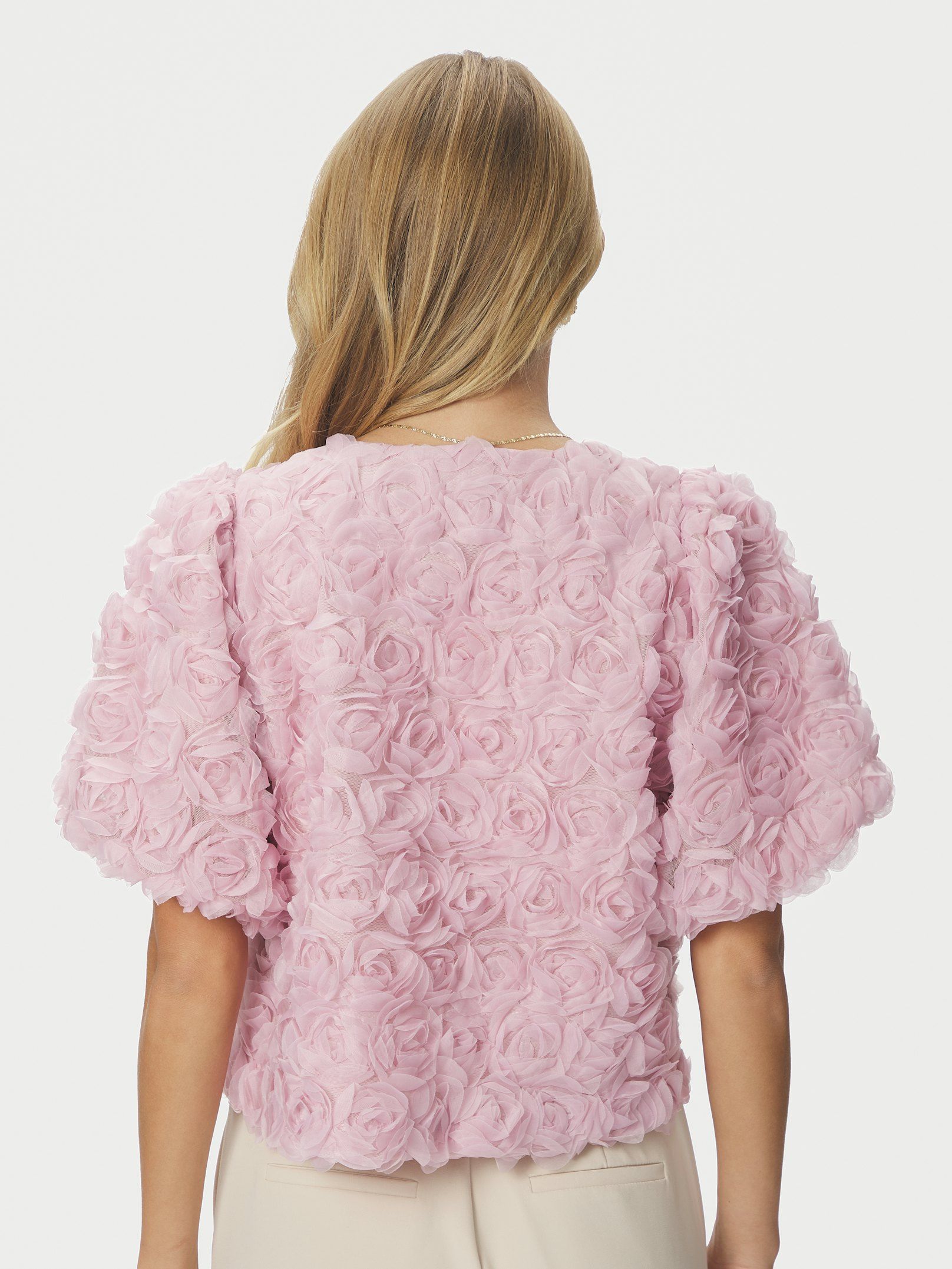 Aisa Flower Blouse - Rose