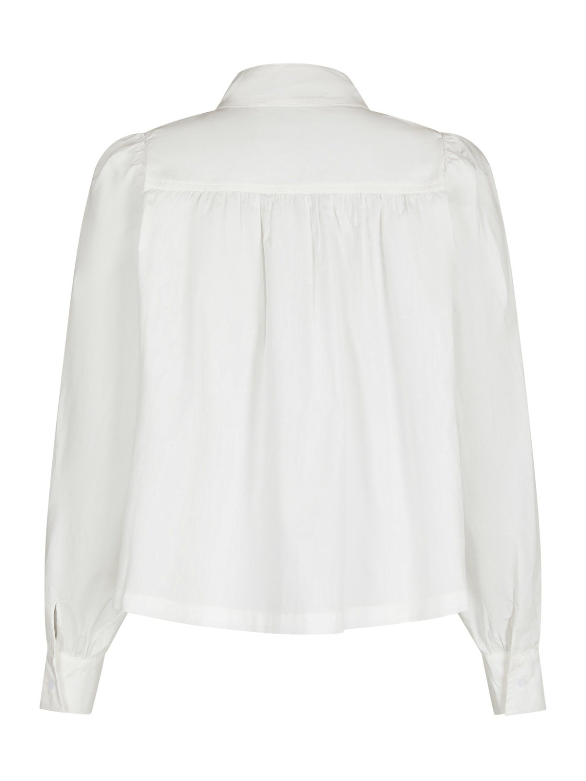 Melya Poplin Shirt - White