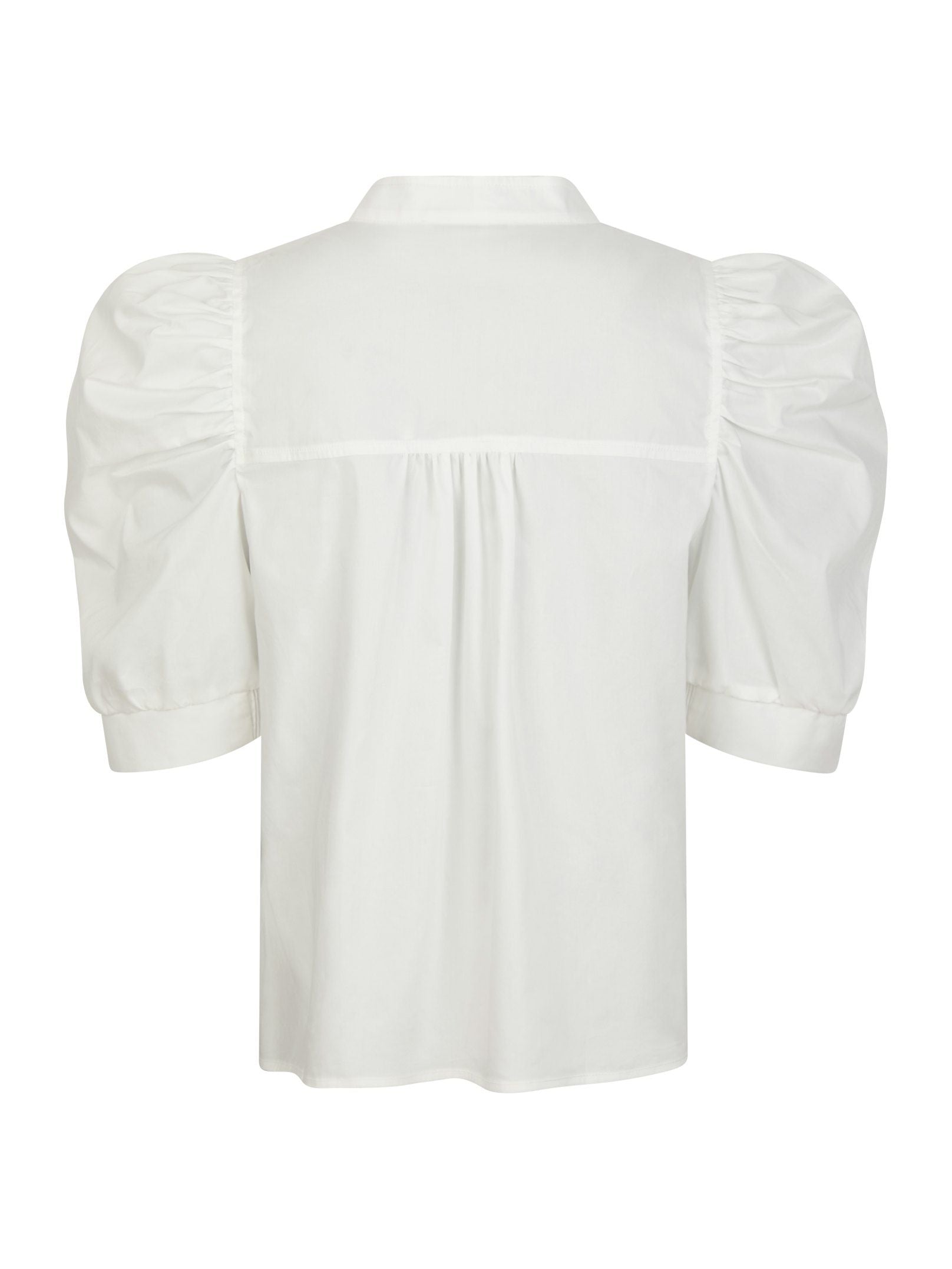 Roella Poplin Blus - Vit