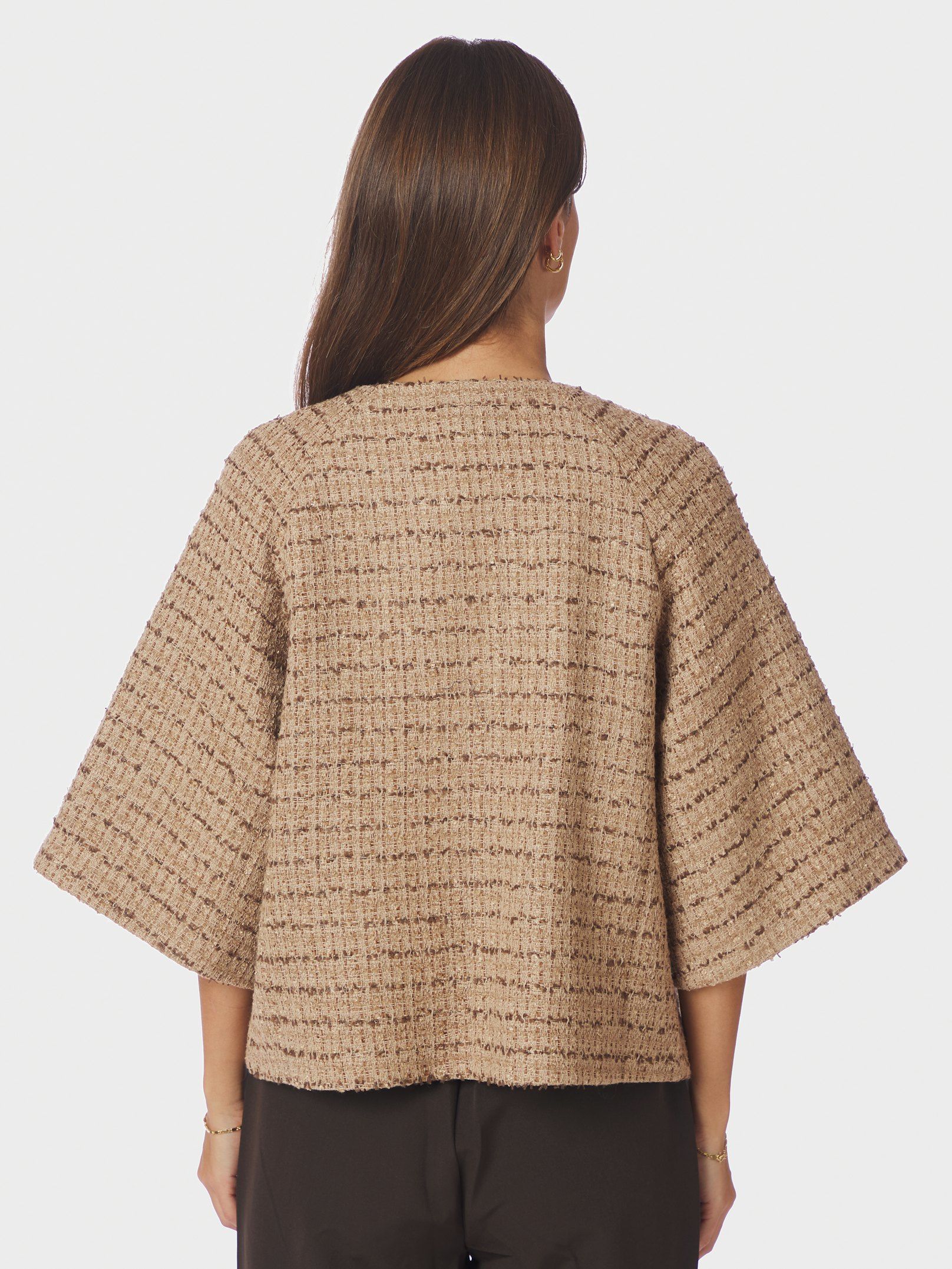 Rosella Boucle Minijacka - Taupe