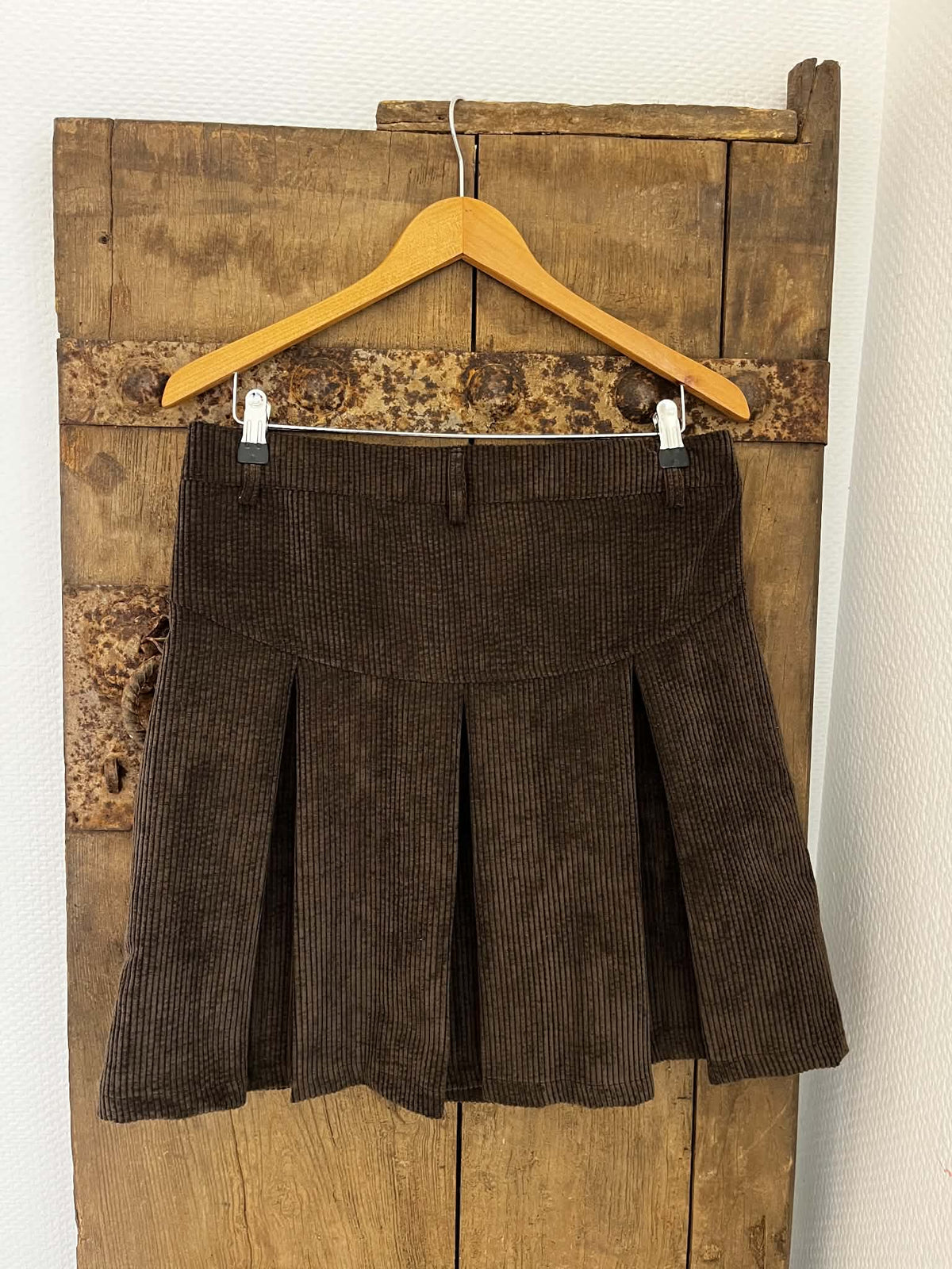 Gitte Corduroy Skirt - Dark Brown