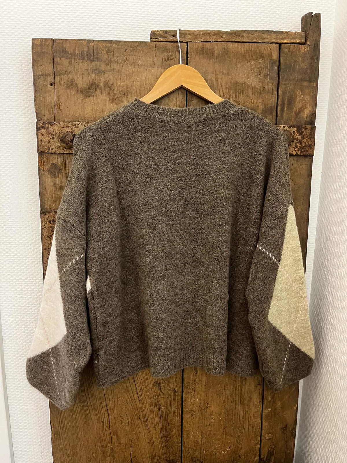 Harline Knit - Brown/Beige/Off White