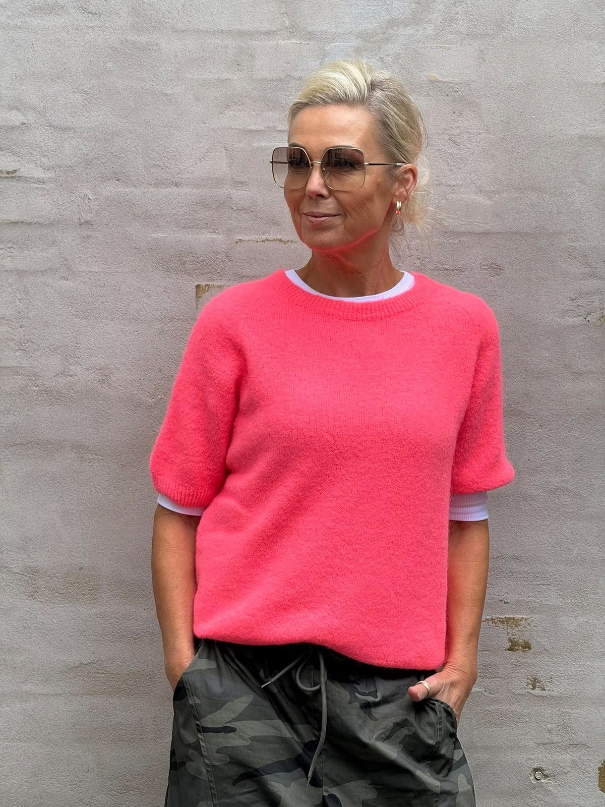 Lavinia Knit - Coral Flou
