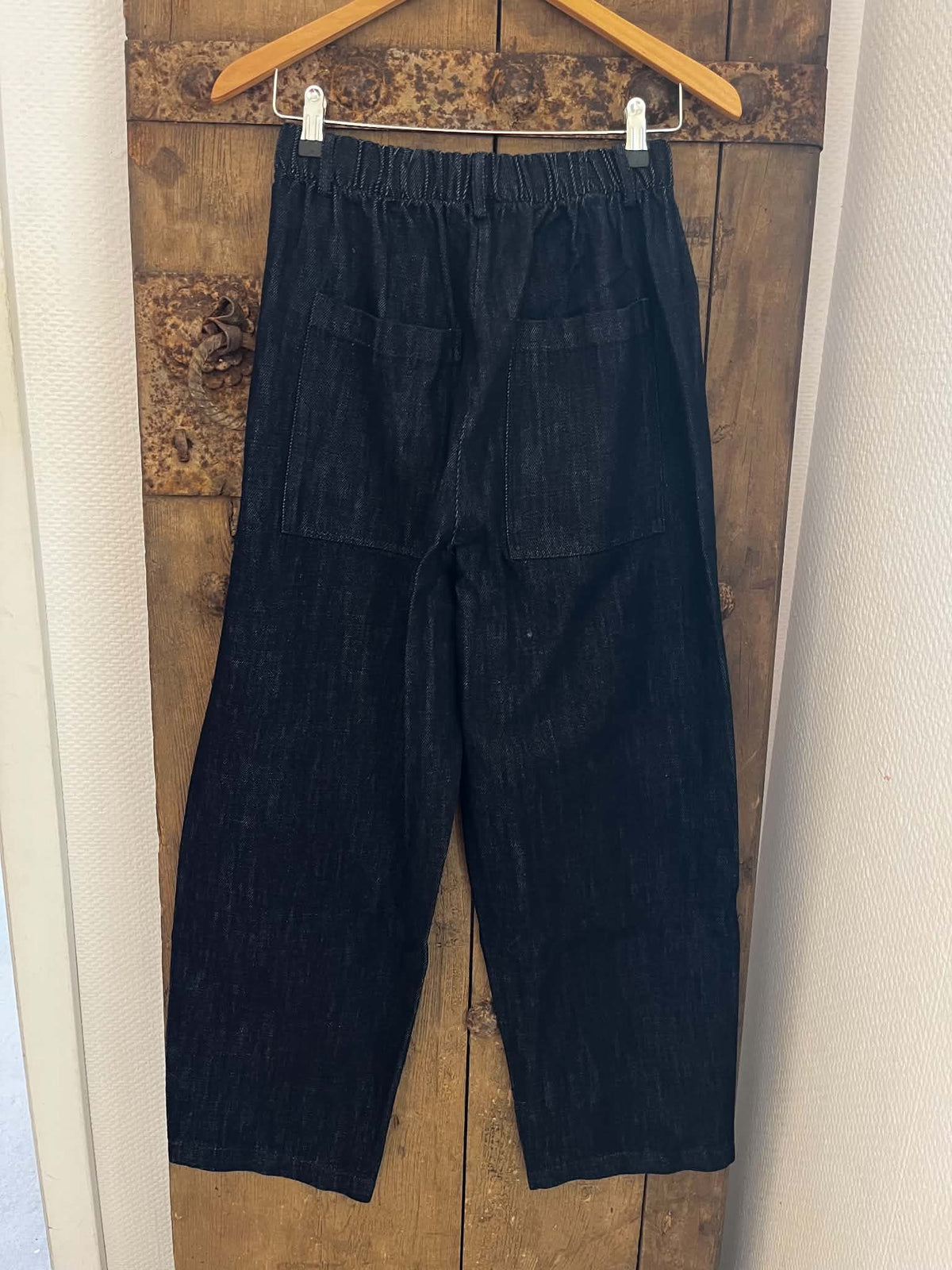 Paola Denim Pants - Dark Blue Denim
