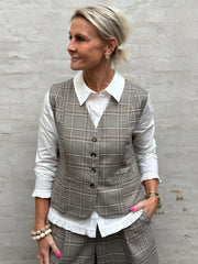 Sherlock Vest - Grey Pattern