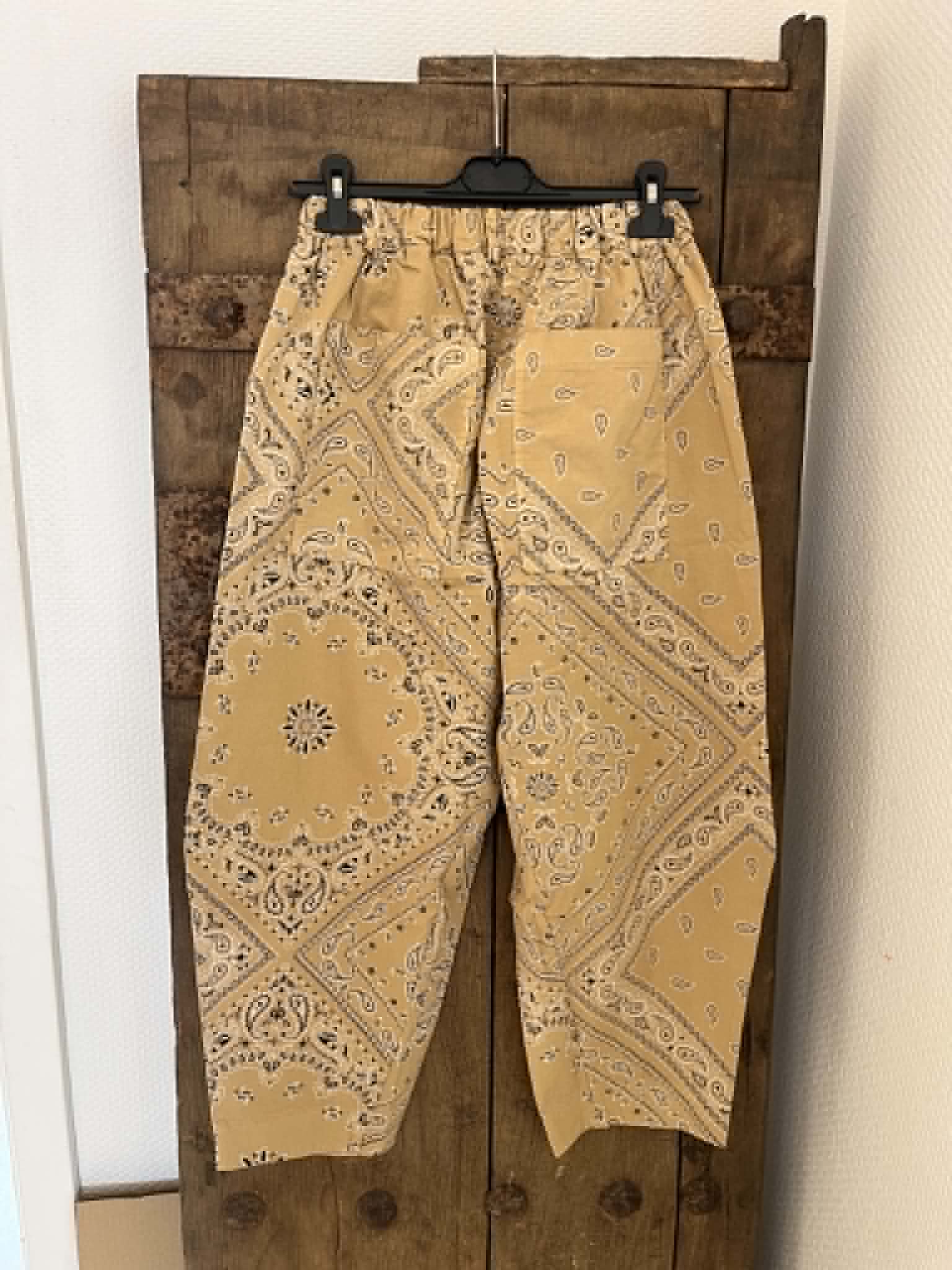 Bandana Pants - Beige