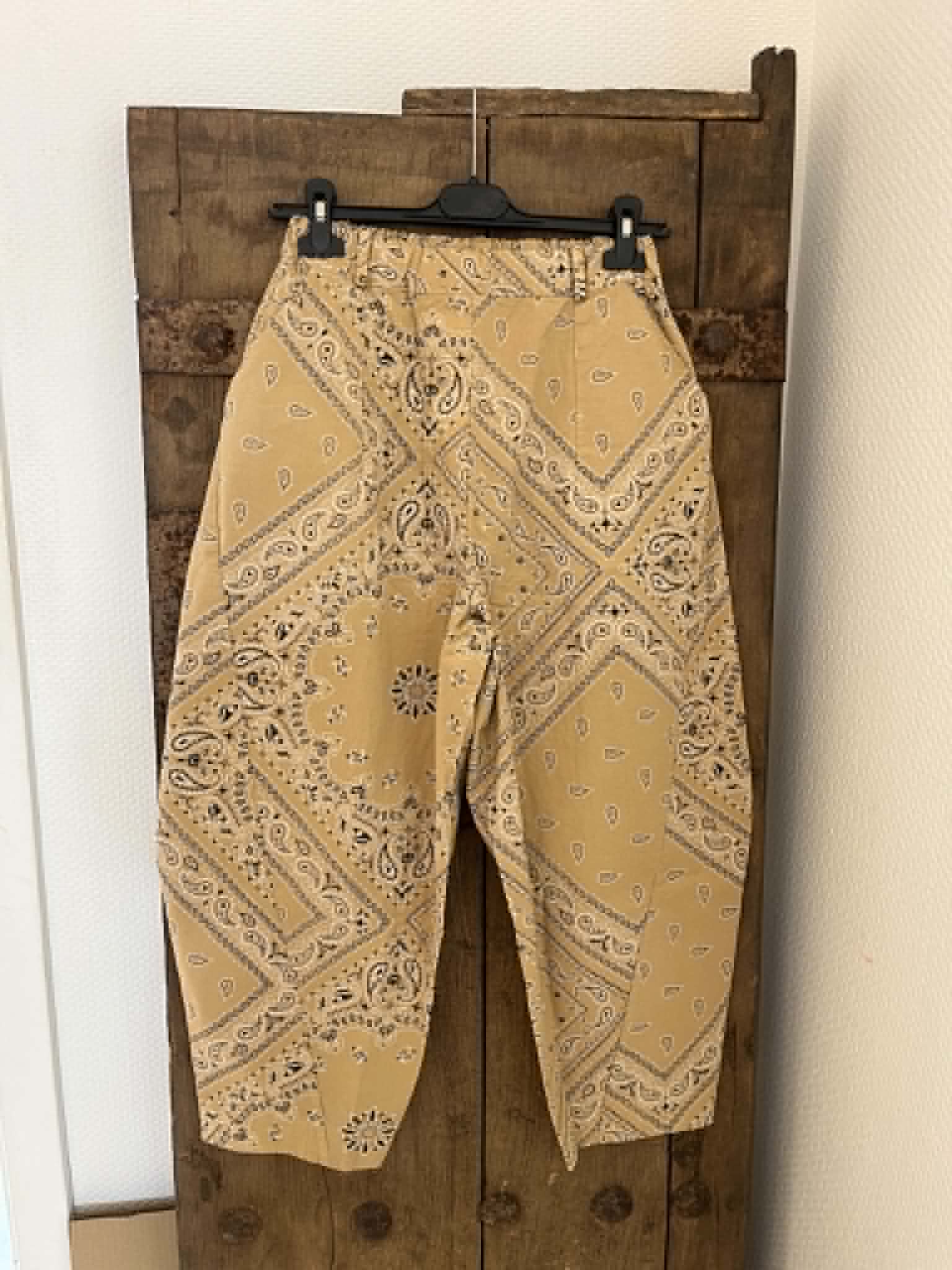 Bandana Pants - Beige
