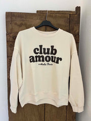 Club Amour Sweat - Beige/Moro