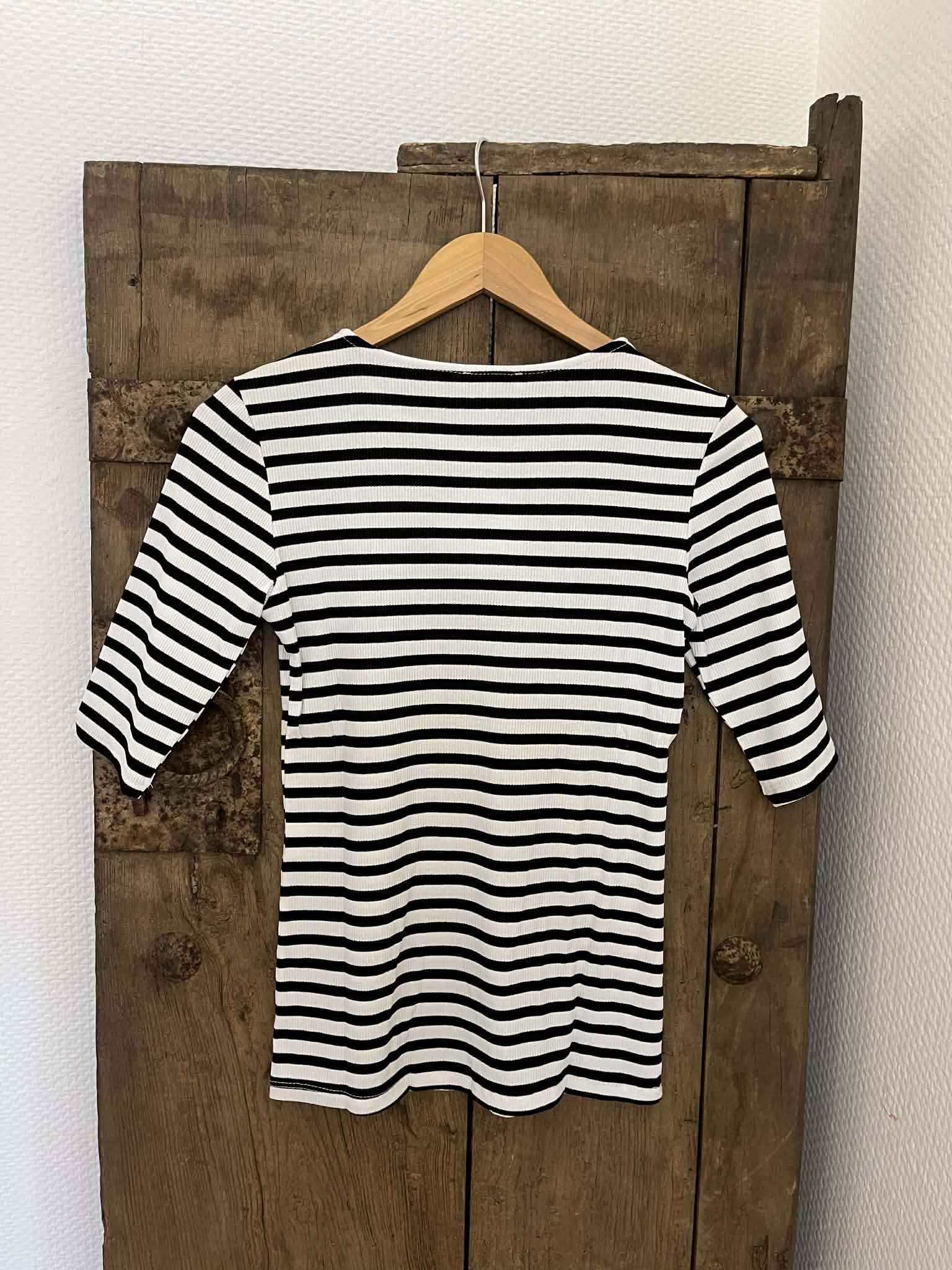 Everyday Stripes Blus - Svart