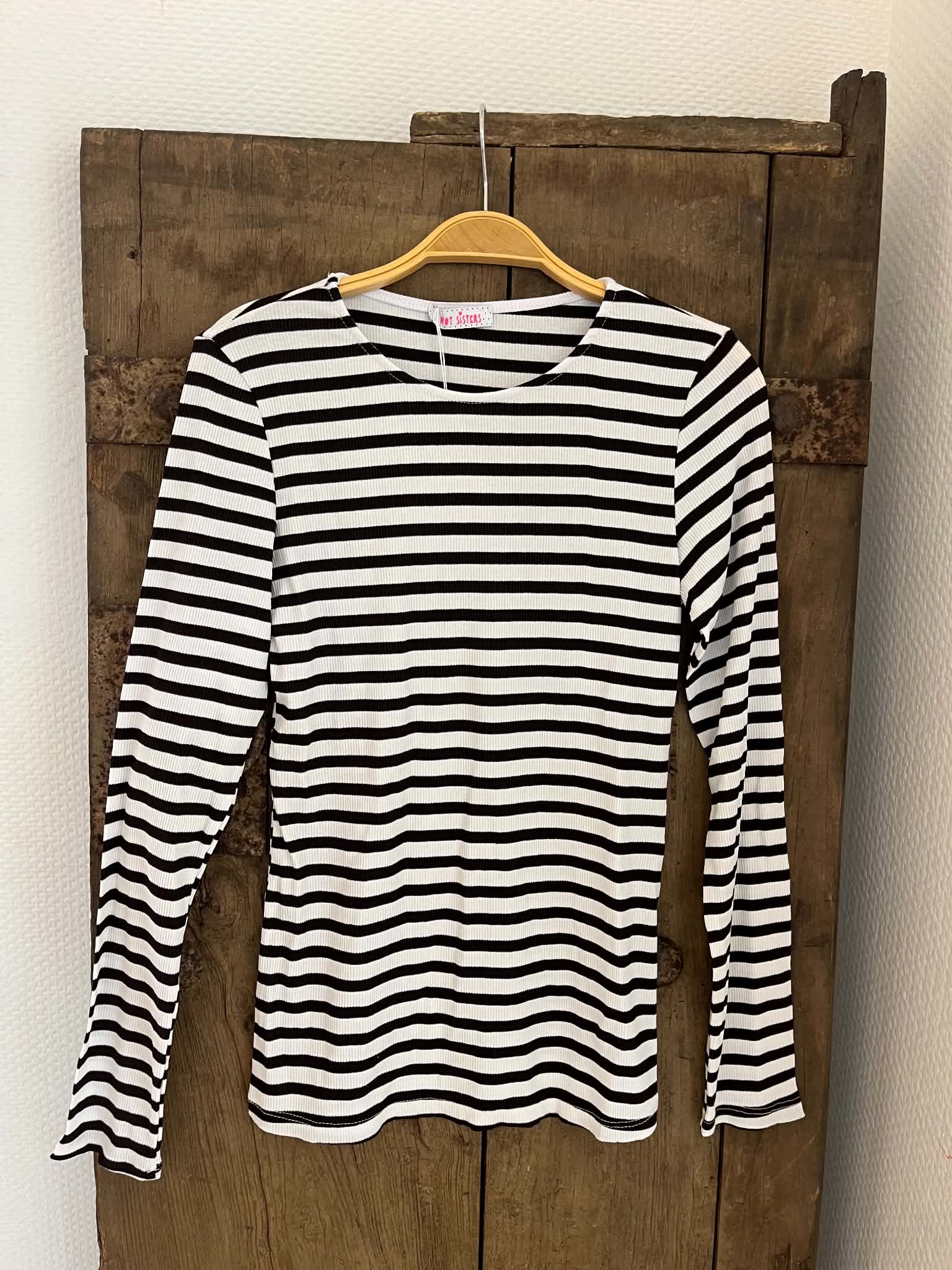 Everyday Stripes Blus - Svart