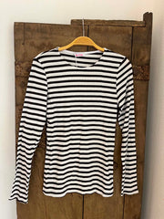 Everyday Stripes Blus - Svart