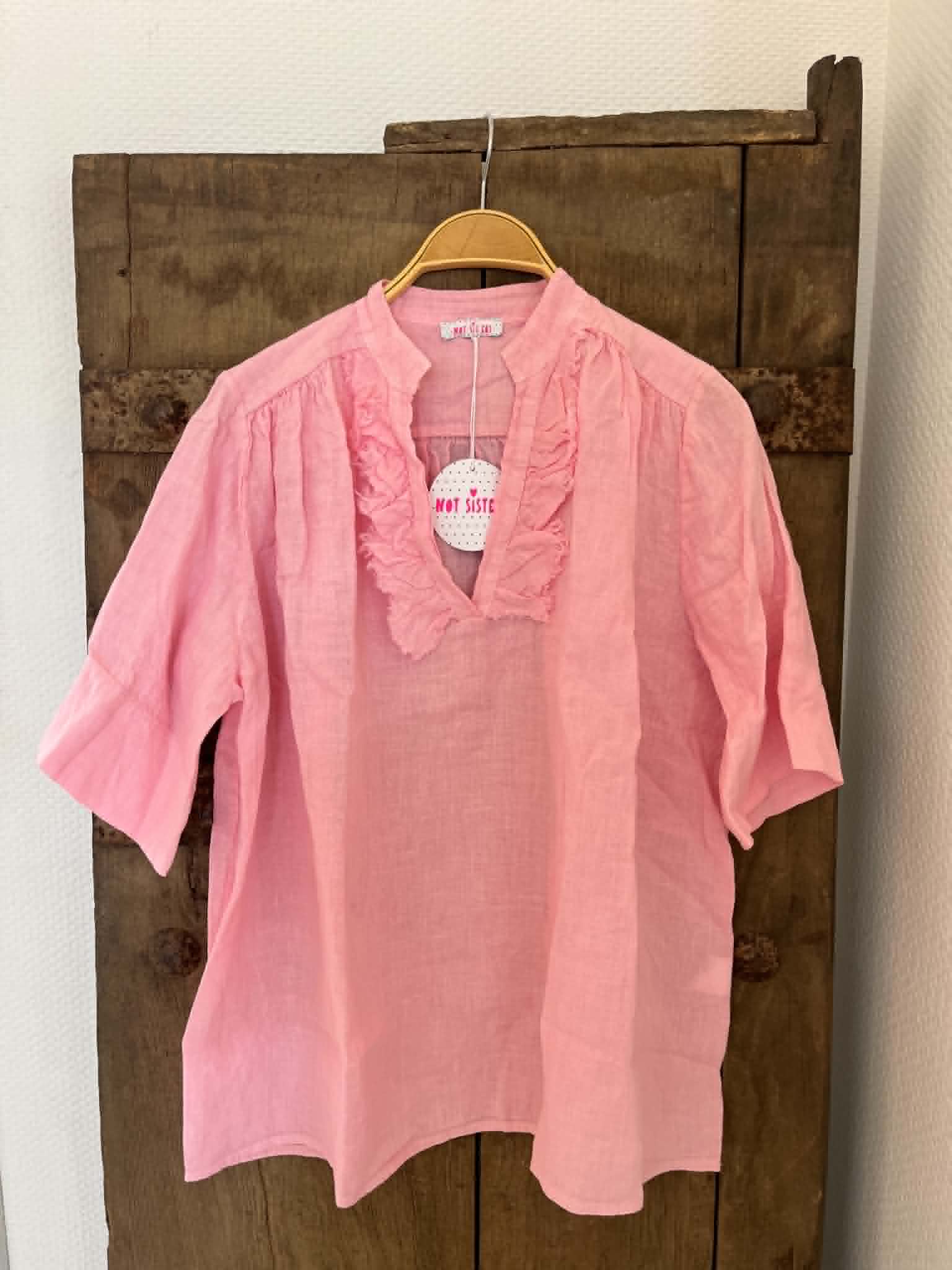 Lino Blouse - Confetto