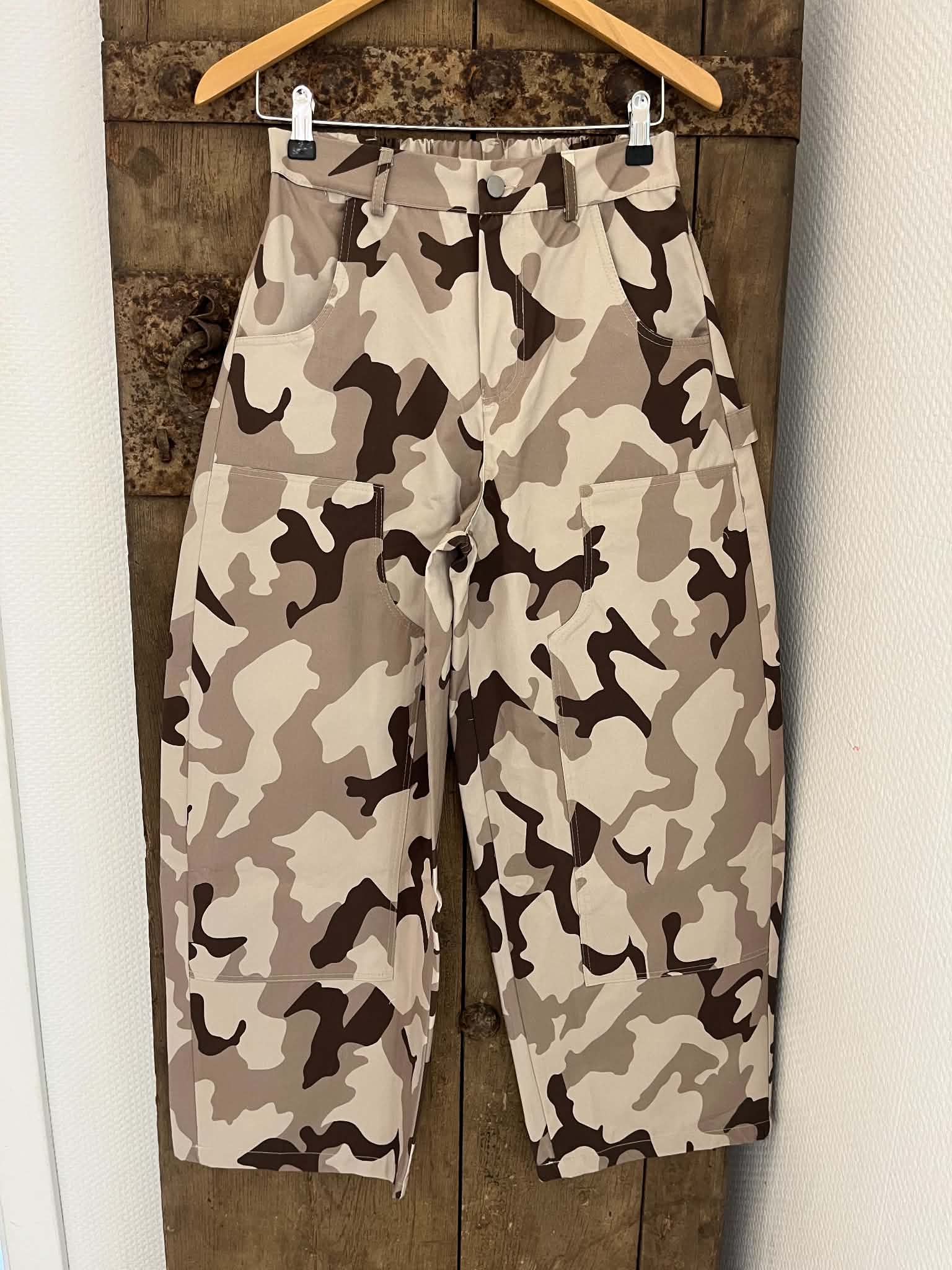 Lotte Pants - Beige/Brown