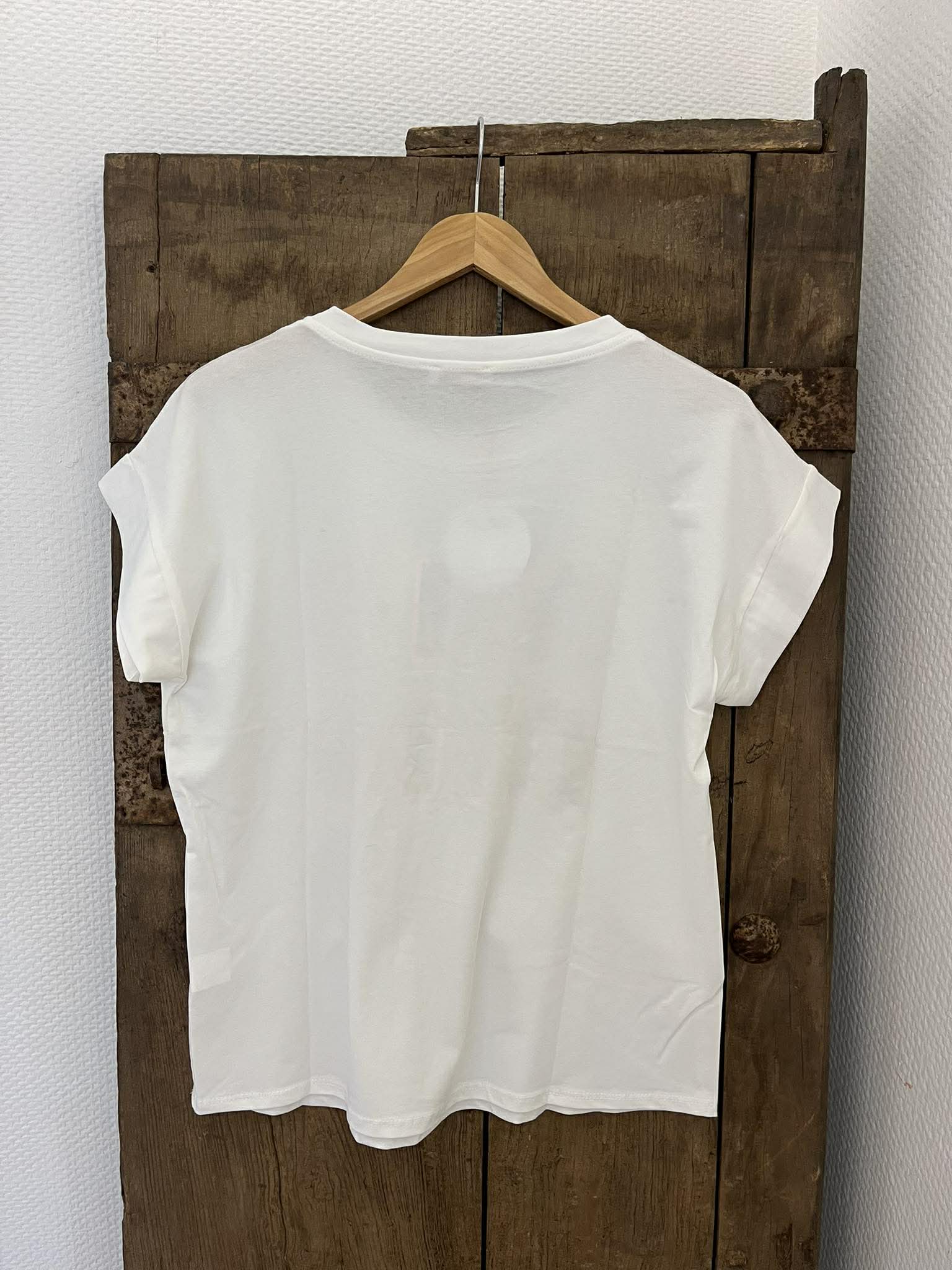 Mio Mio T-shirt - White Animalier