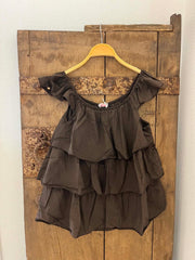 Soffy Top - Dark Brown