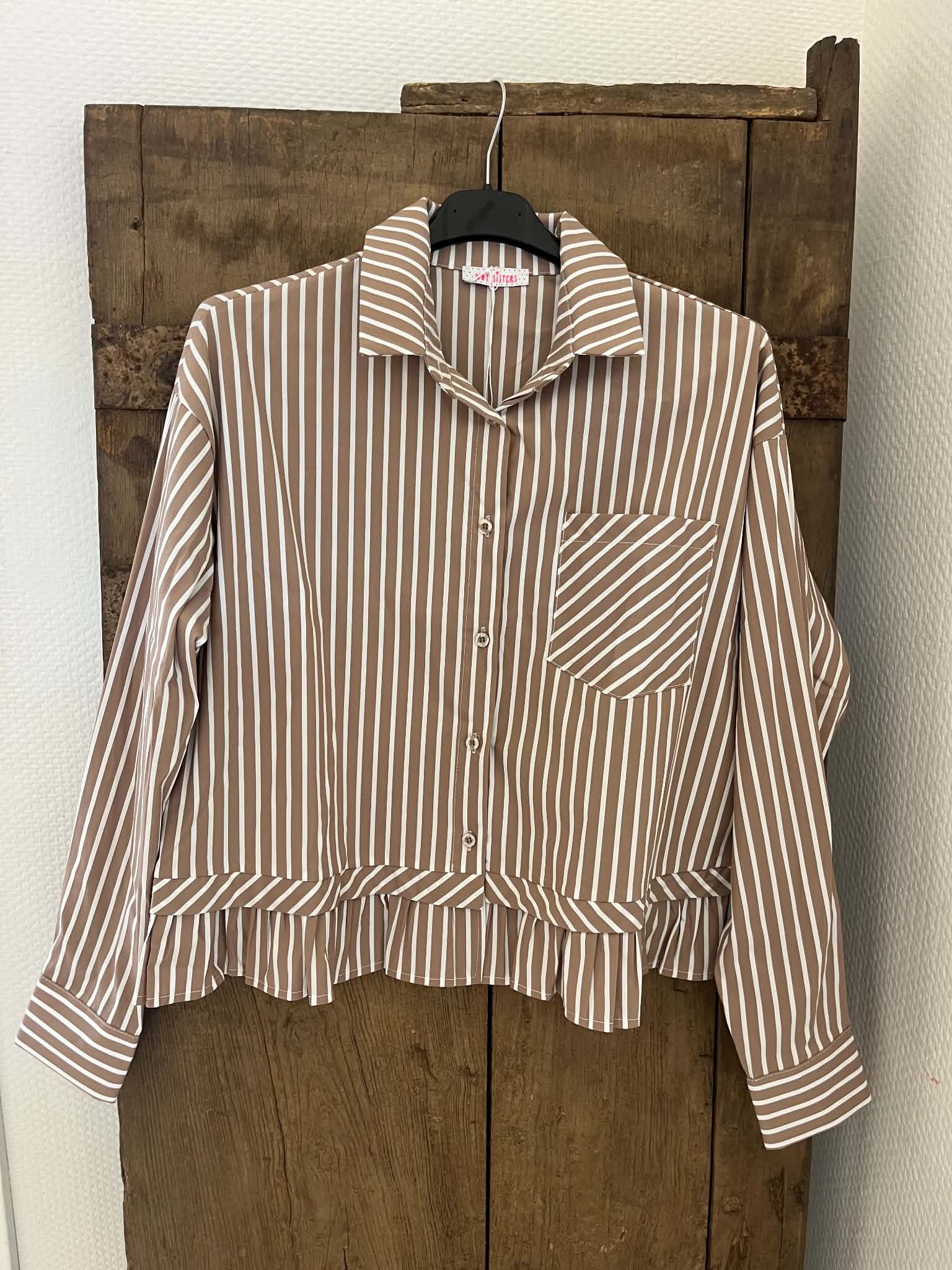 Stessi Shirt - Off White/Light Brown