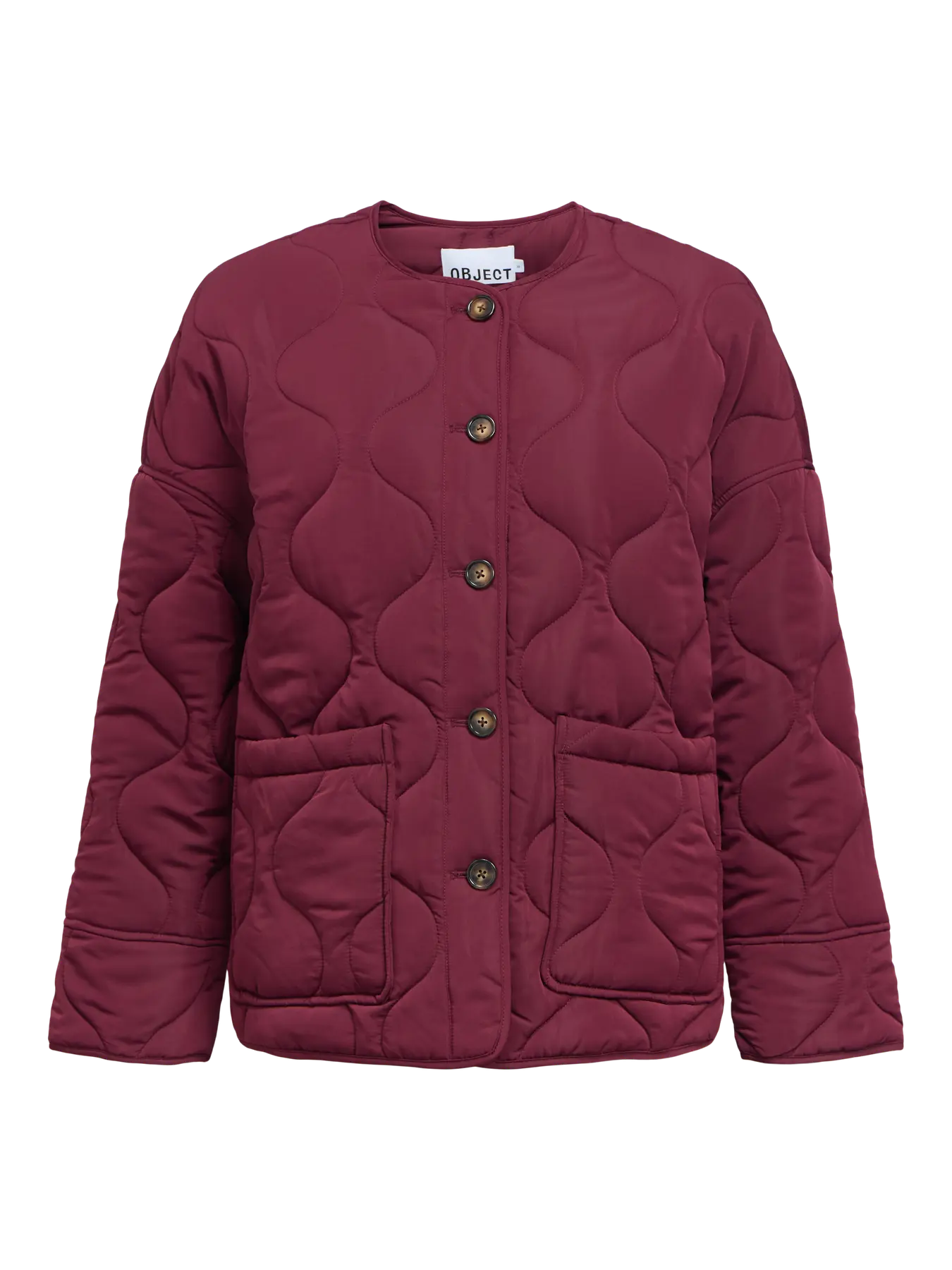 ALLIE QUILTED JACKET - Windsor Wine