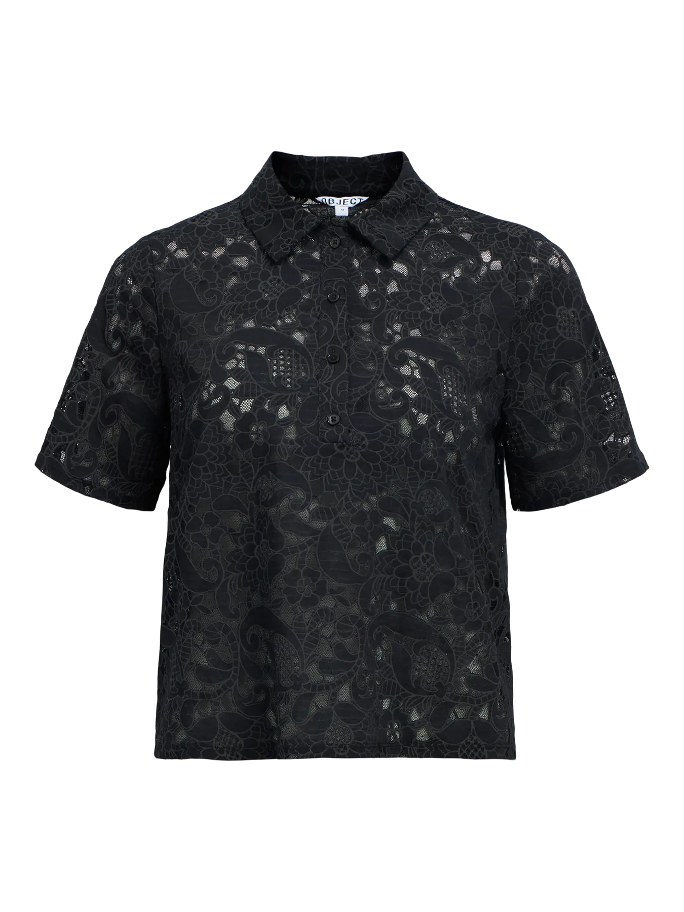 BIANCA POLO TOP - Svart