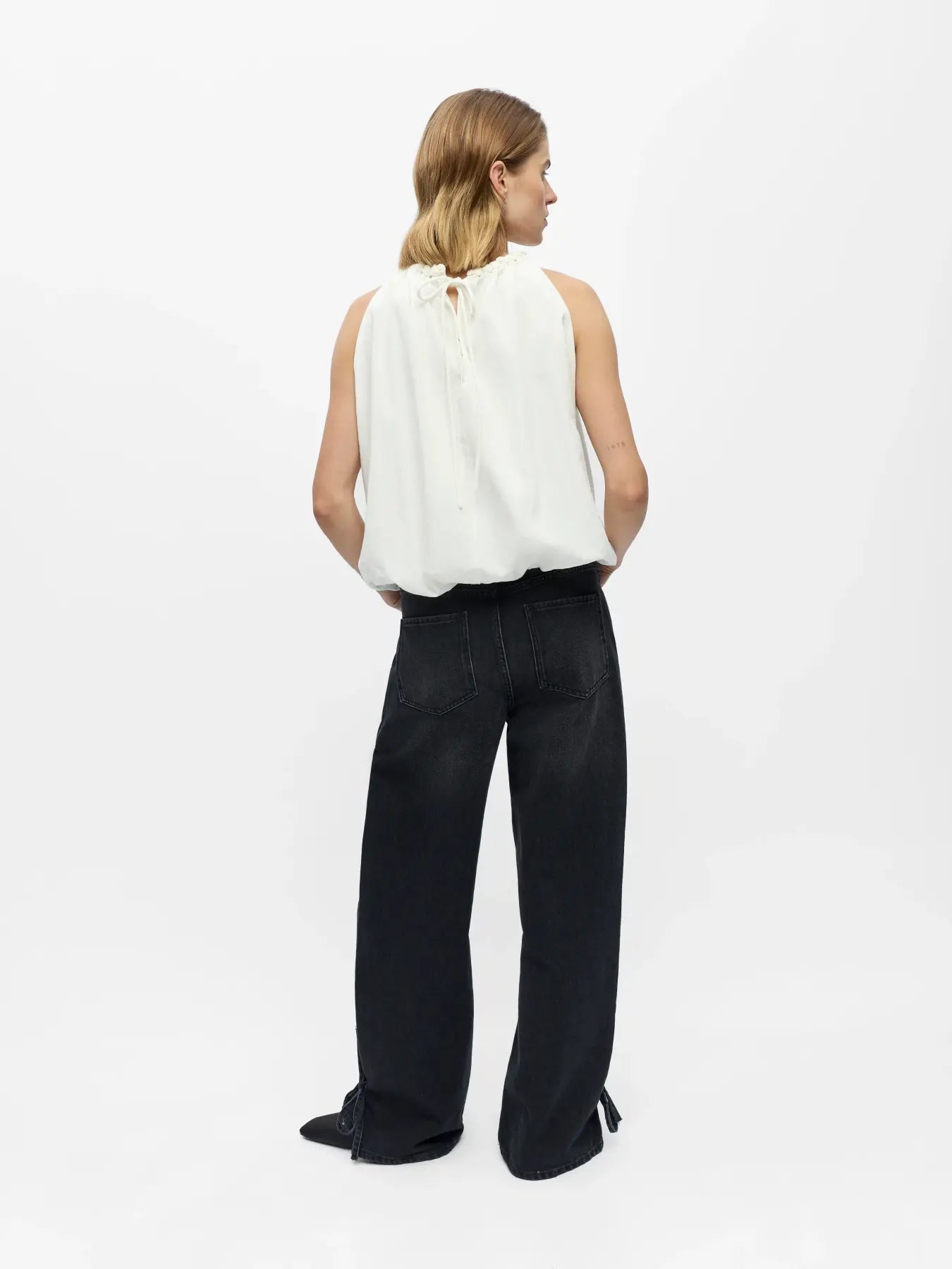 JOLLY S/L TOP - White
