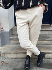 LISA SLIM Byxa - Sandshell