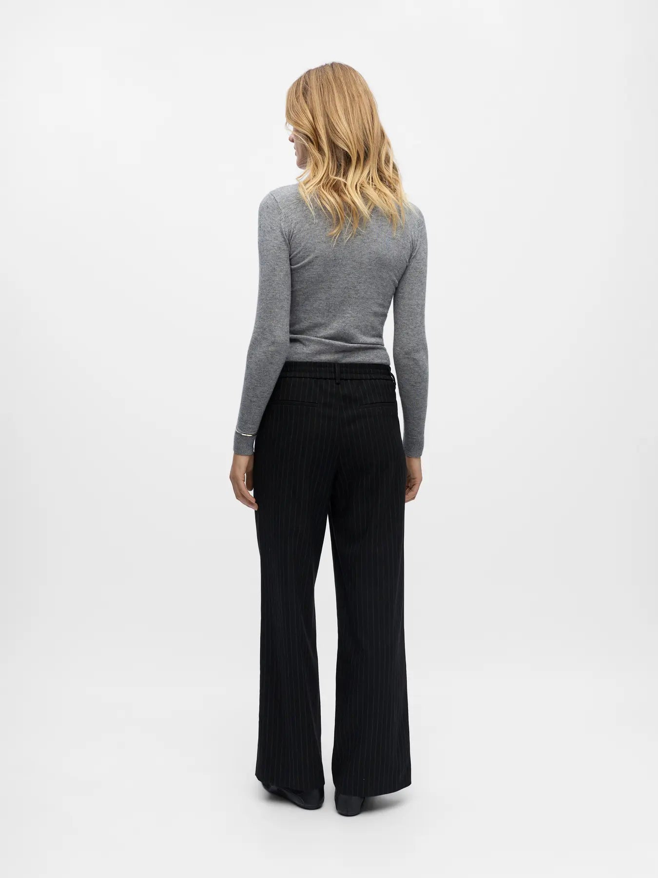 Lisa WIDE pant - Black/Grey