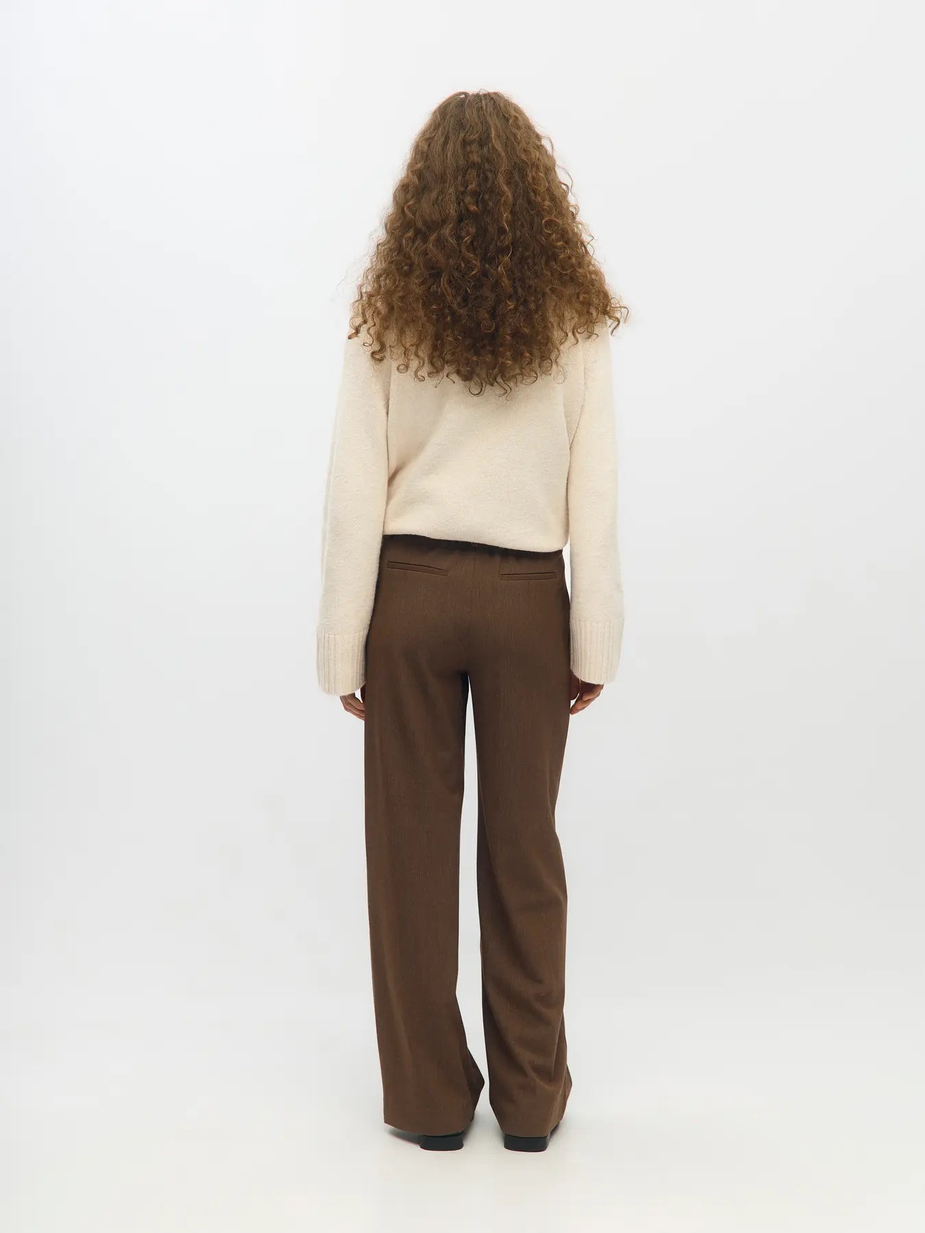 Lisa WIDE Pant - Carafe Melange