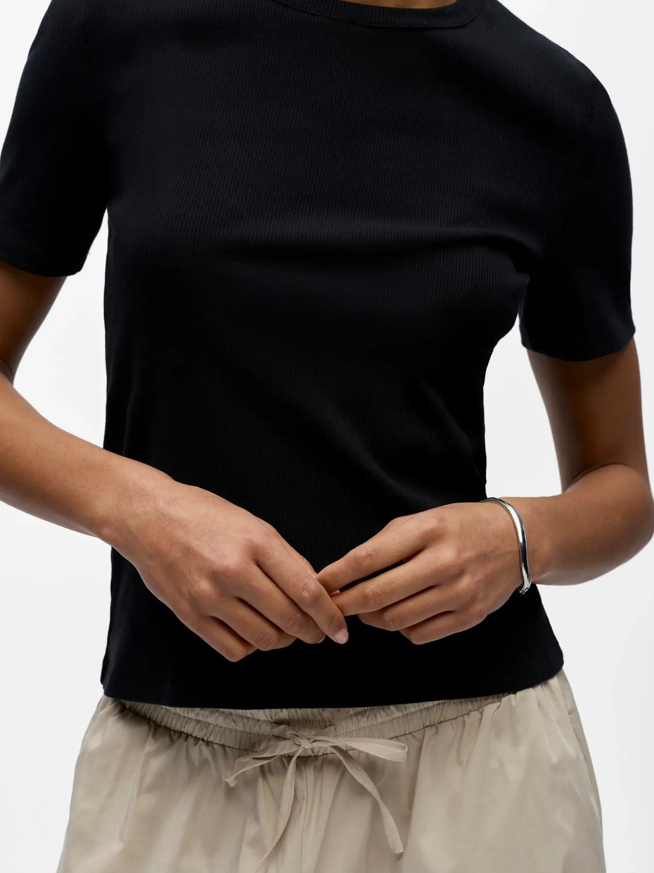 MOLI SS SLI T-SHIRT - Svart