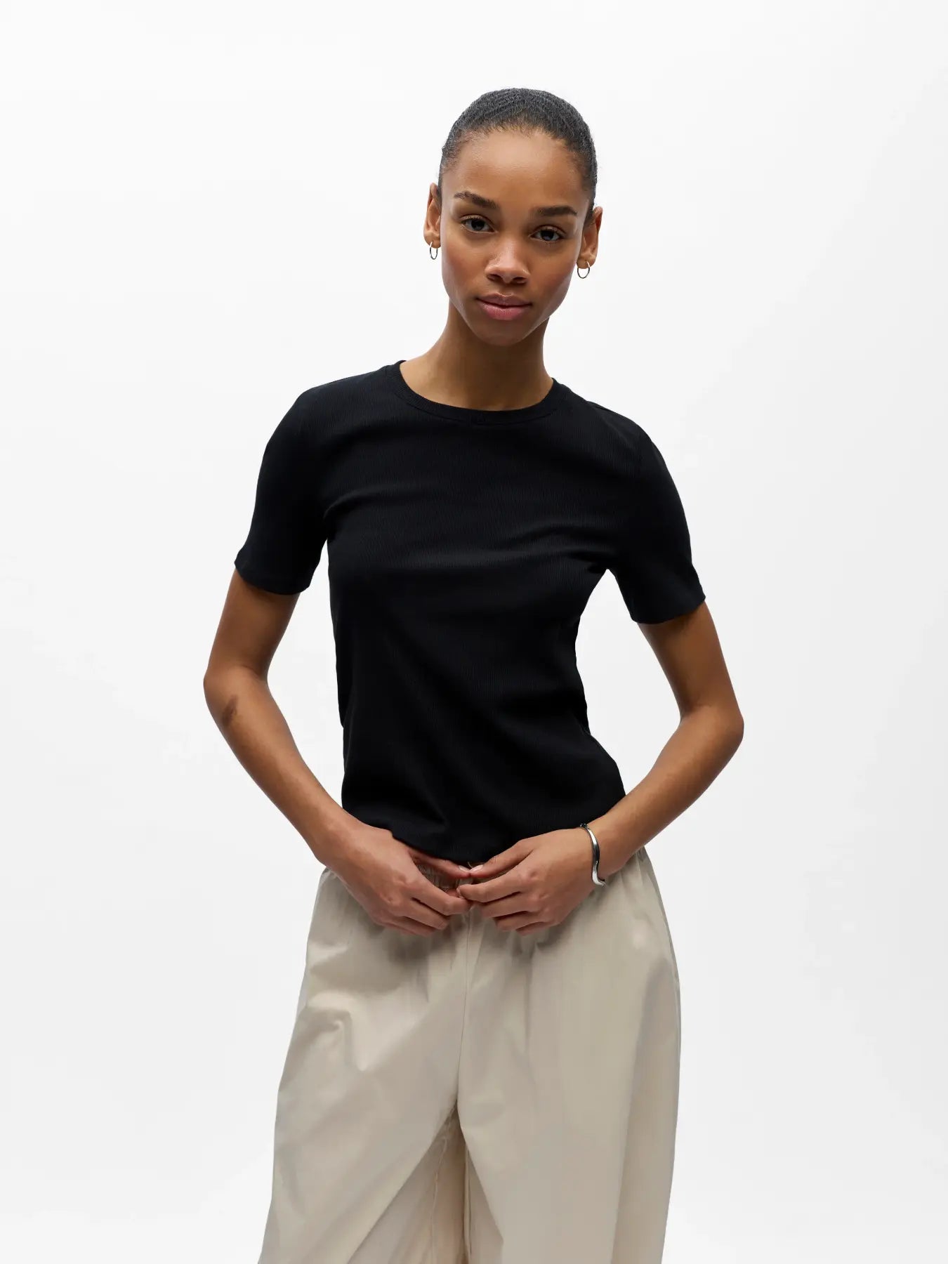 MOLI SS SLI T-SHIRT - Svart