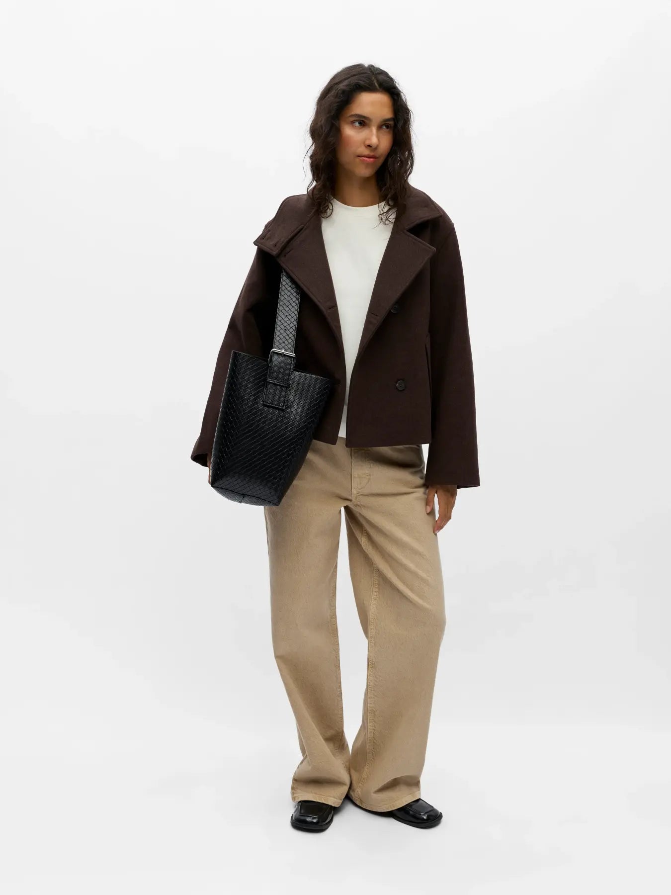 RIKI SHORT JACKET - Seal Brown