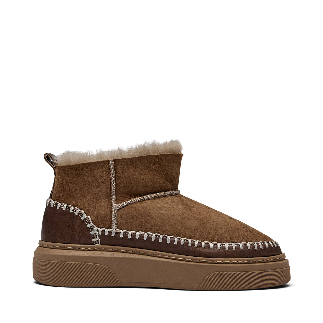Suvi Teddy Bear Boots - Tan