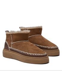 Suvi Teddy Bear Boots - Tan
