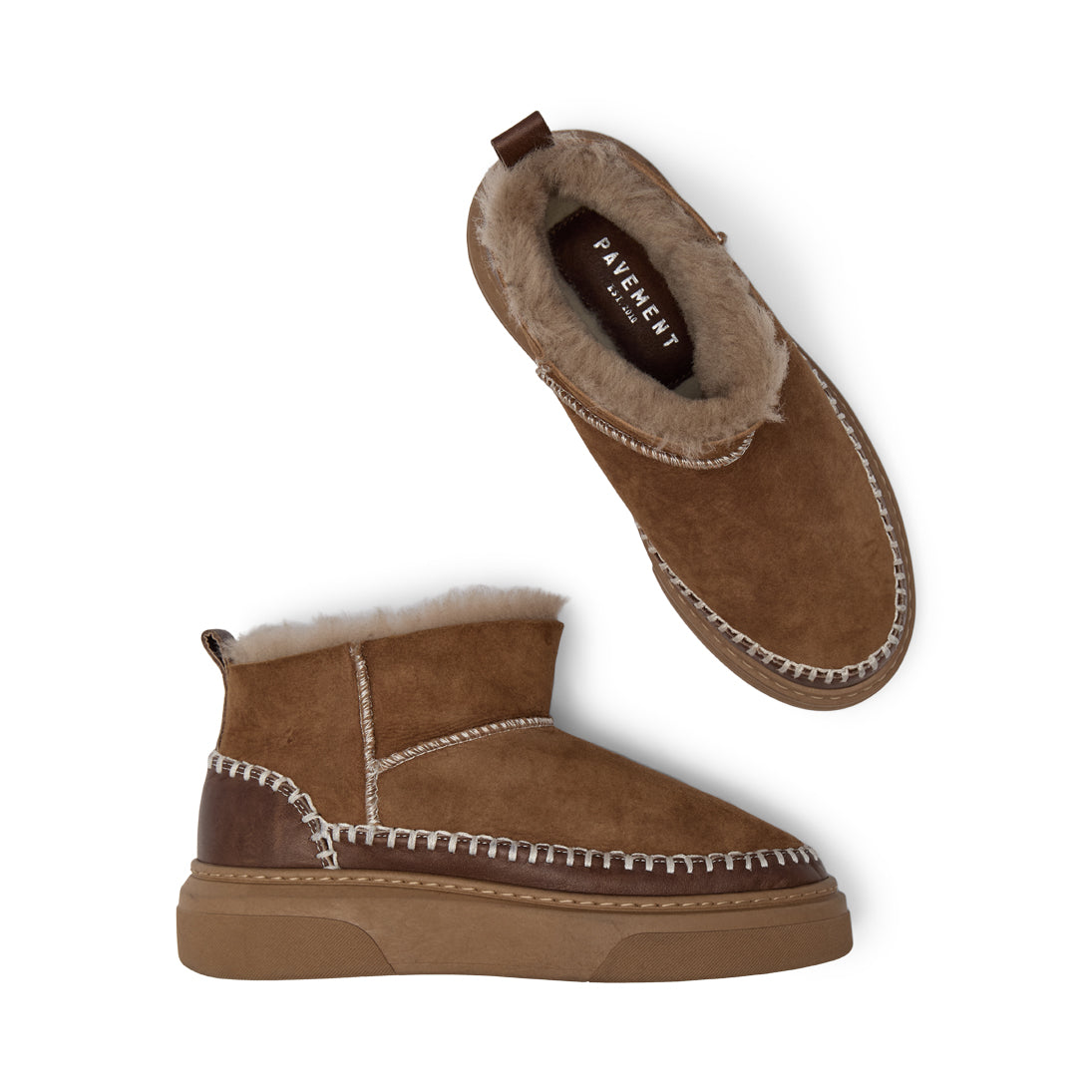 Suvi Teddy Bear Boots - Tan