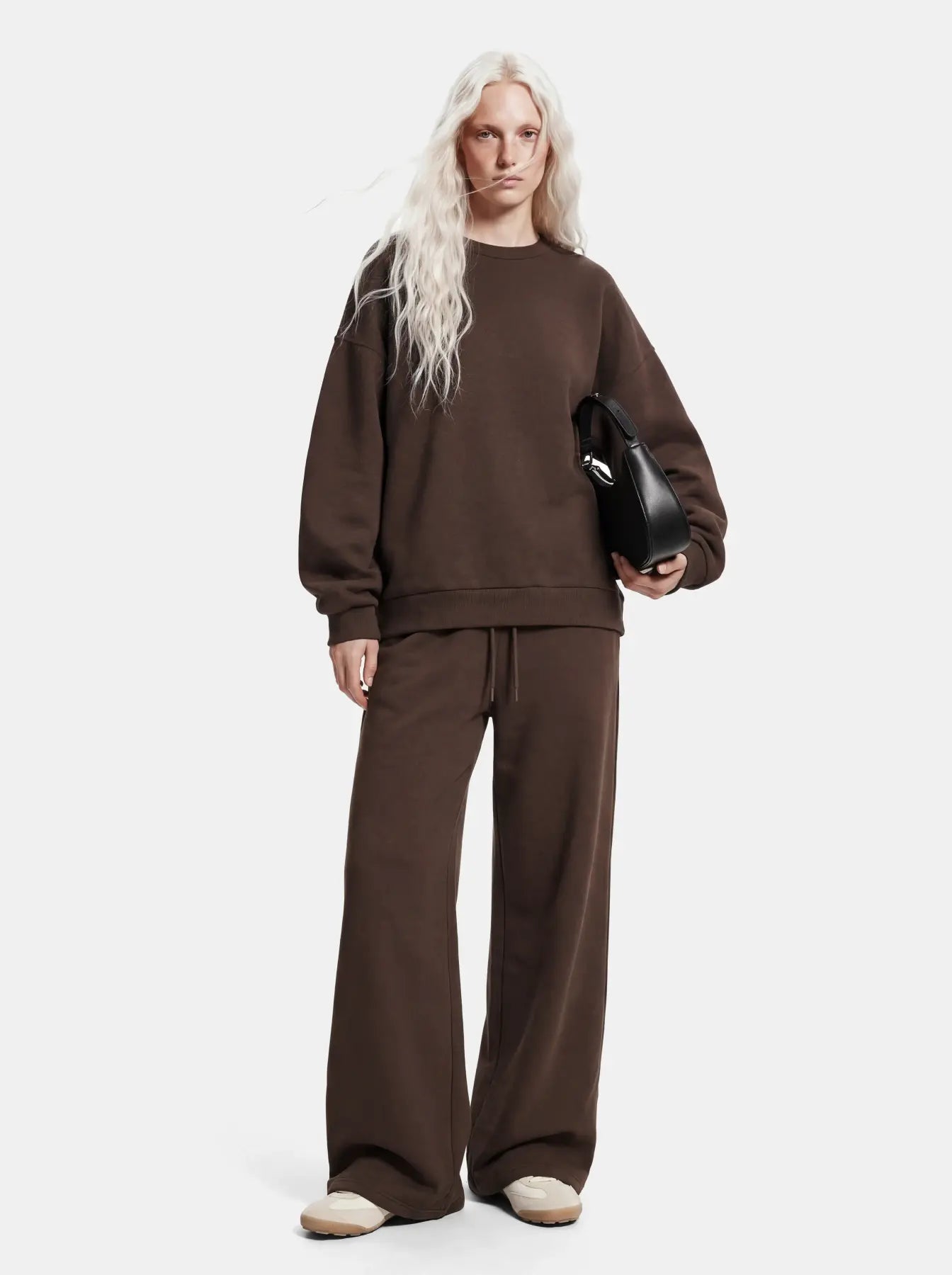 CHILLI LS LOOSE FIT SWEAT TOP - Hot Fudge