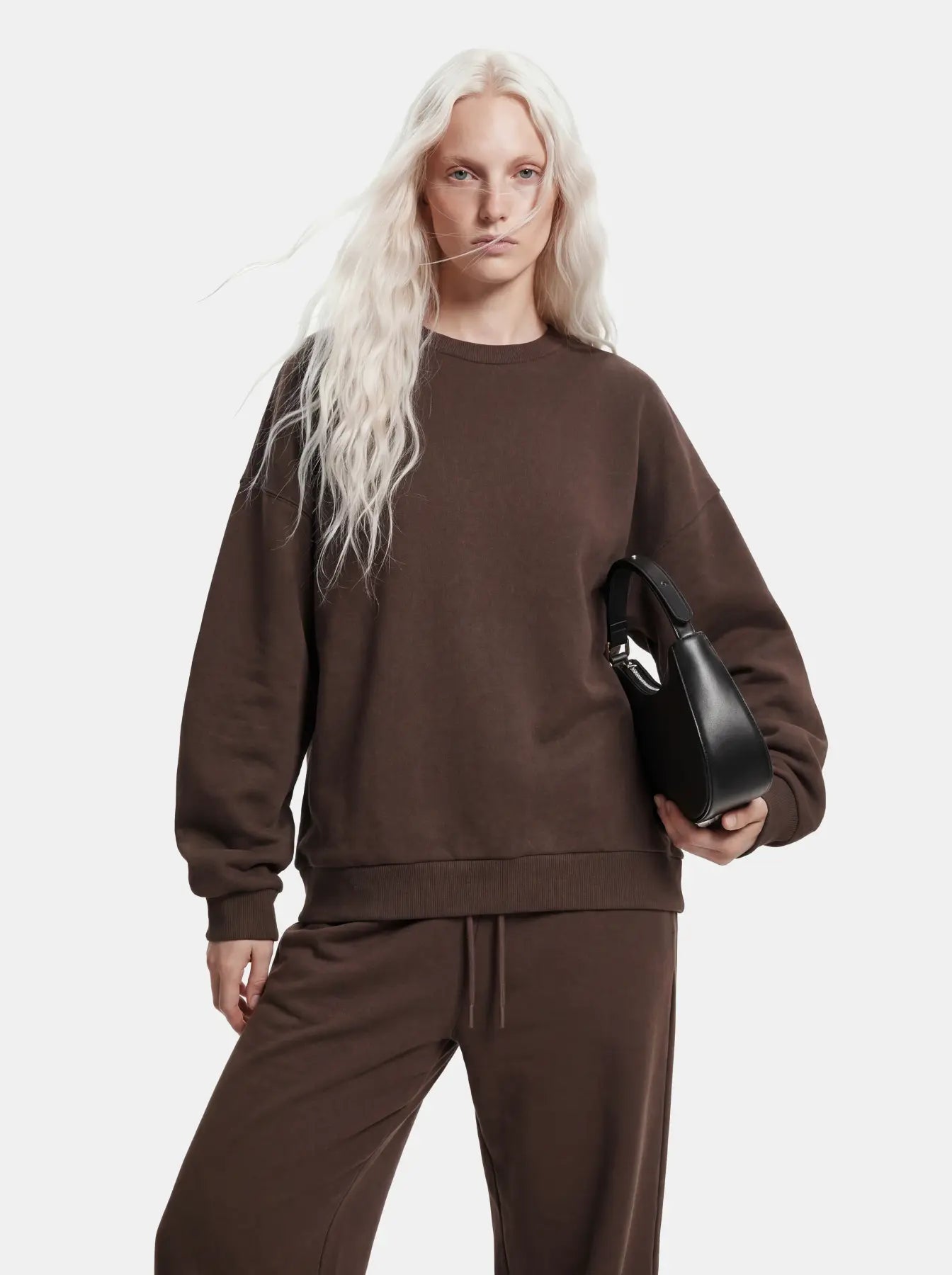 CHILLI LS LOOSE FIT SWEAT TOP - Hot Fudge