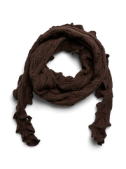 KOMMA POINTELLE MINI SCARF - Hot Fudge