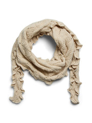 KOMMA POINTELLE MINI SCARF - Whitecap Gray