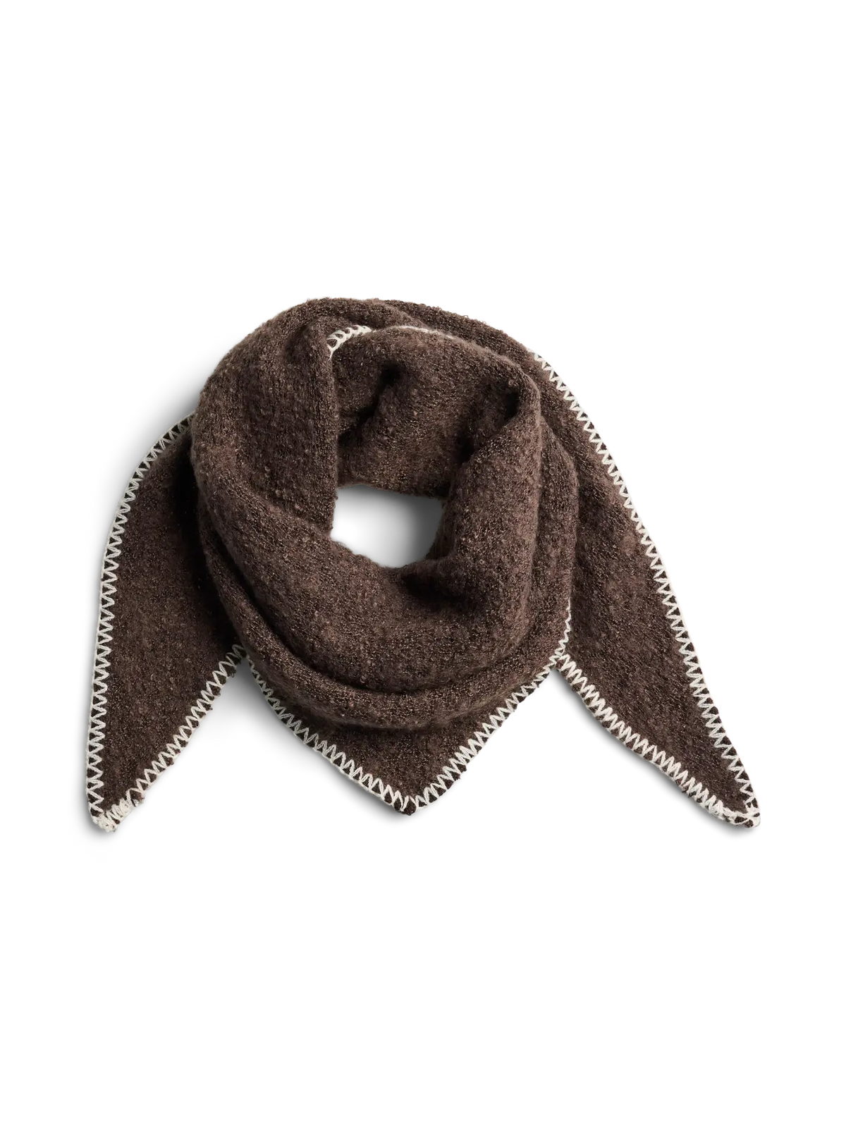 PYRON MINI SCARF - Hot Fudge/CONTRAST