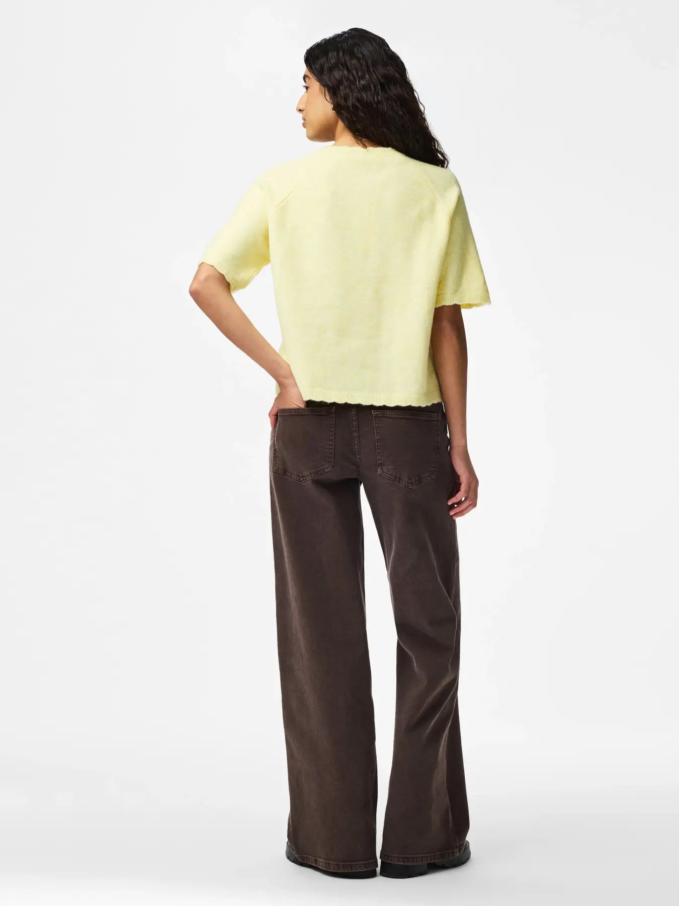 RATH SS O-HALS KNIT CARDIGAN - Fransk Vanilj