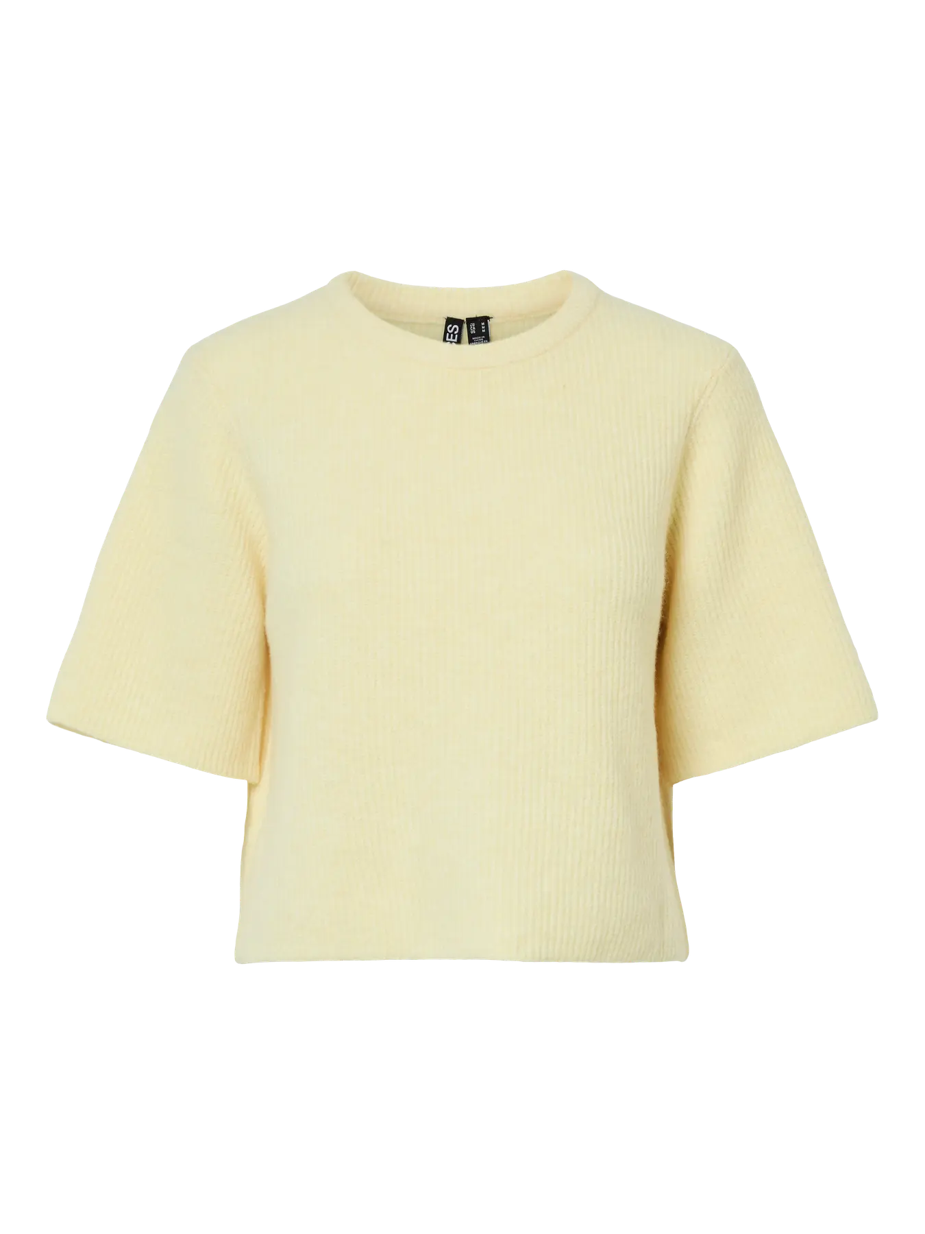 SILLY SS O-NECK KNIT - Blek Banana MELANGE