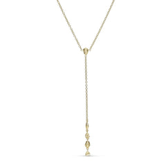 Gretha Y-necklace - Guld