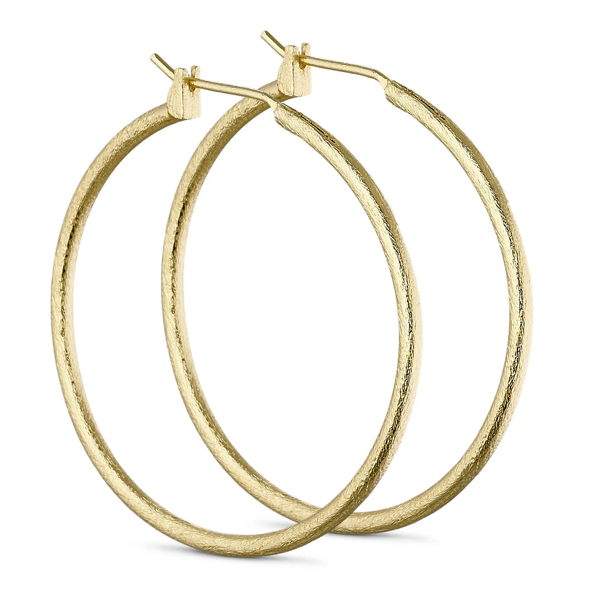 Ellie Large Hoop - 24K Guldbelagt
