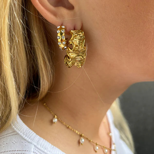 Rusty Hoops - Guldpläterad