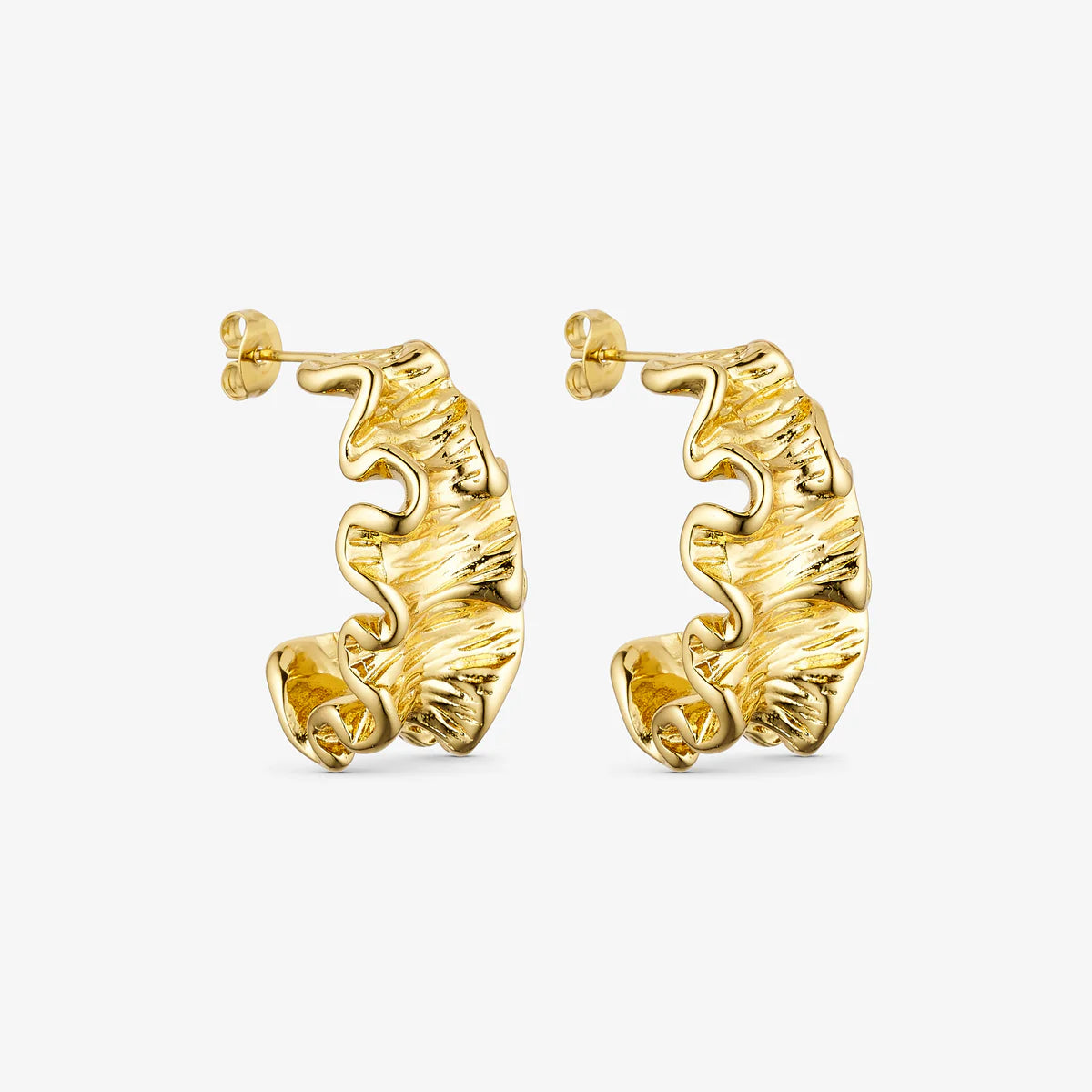 Rusty Hoops - Guldpläterad