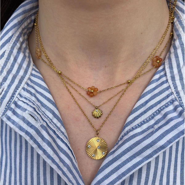 Shelli Halsband - Guldpläterad